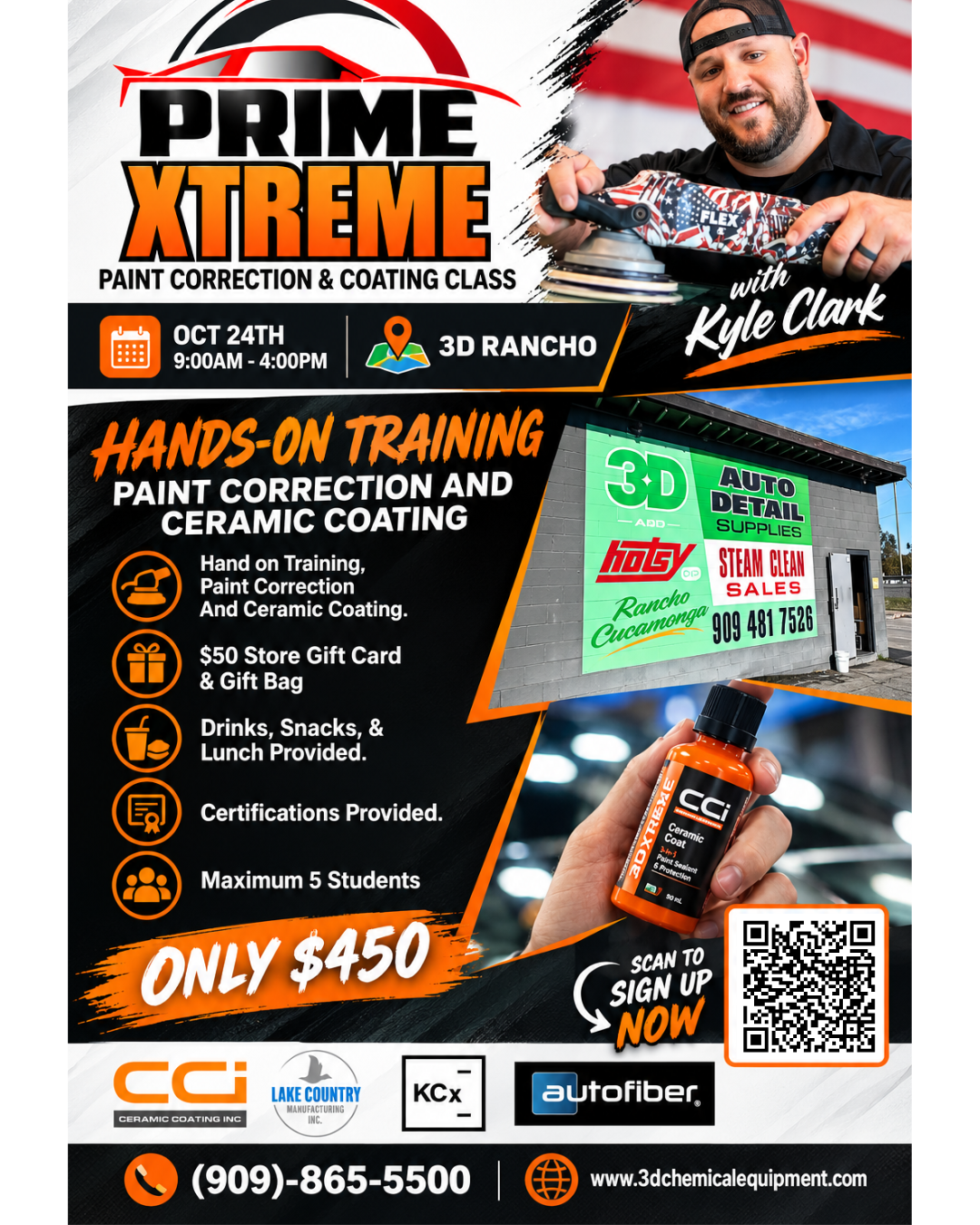 PRIME XTREME PAINT CORRECTION & COATING CLASS ( Oct 24th)