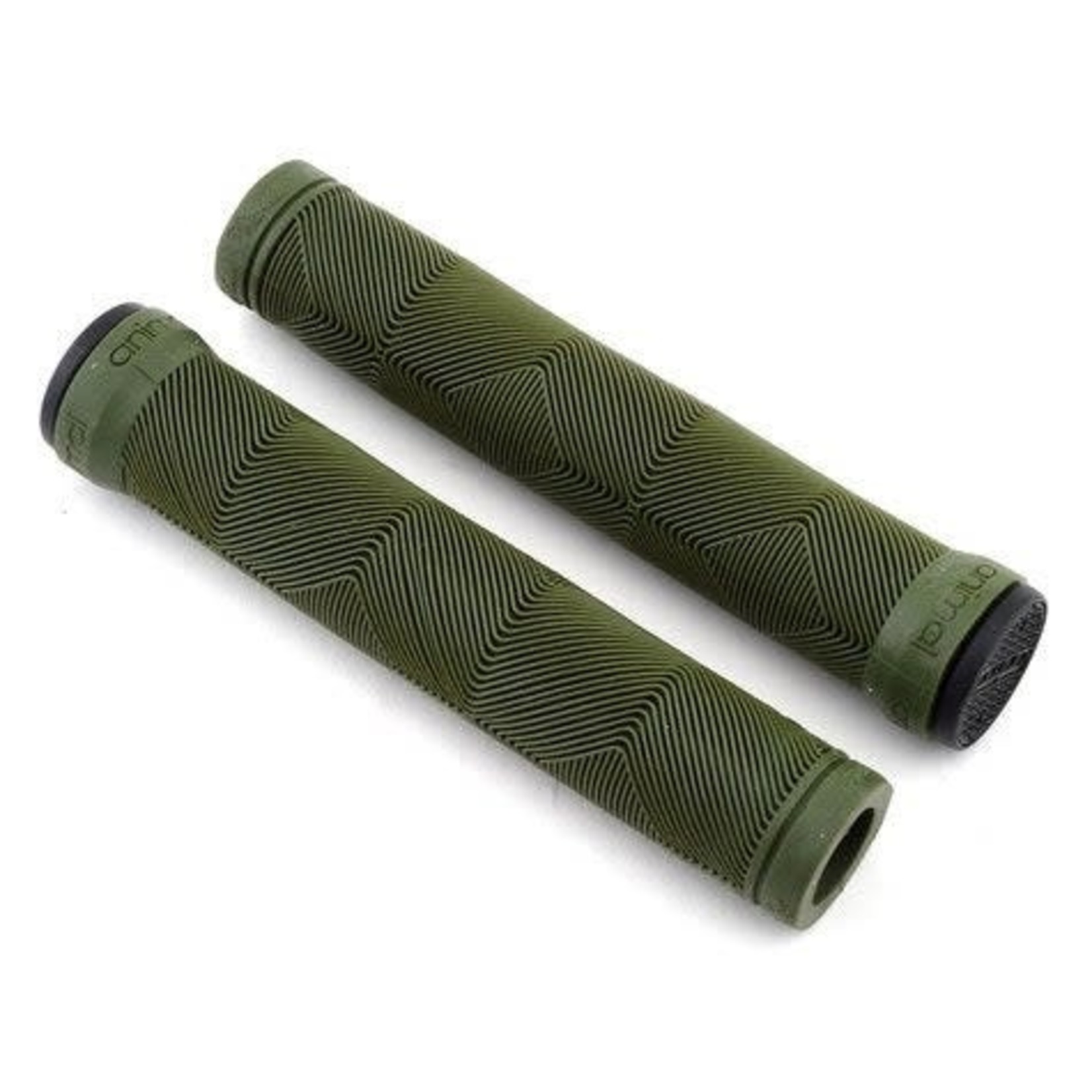 Animal Bikes Edwin Flangeless Grips Army Green