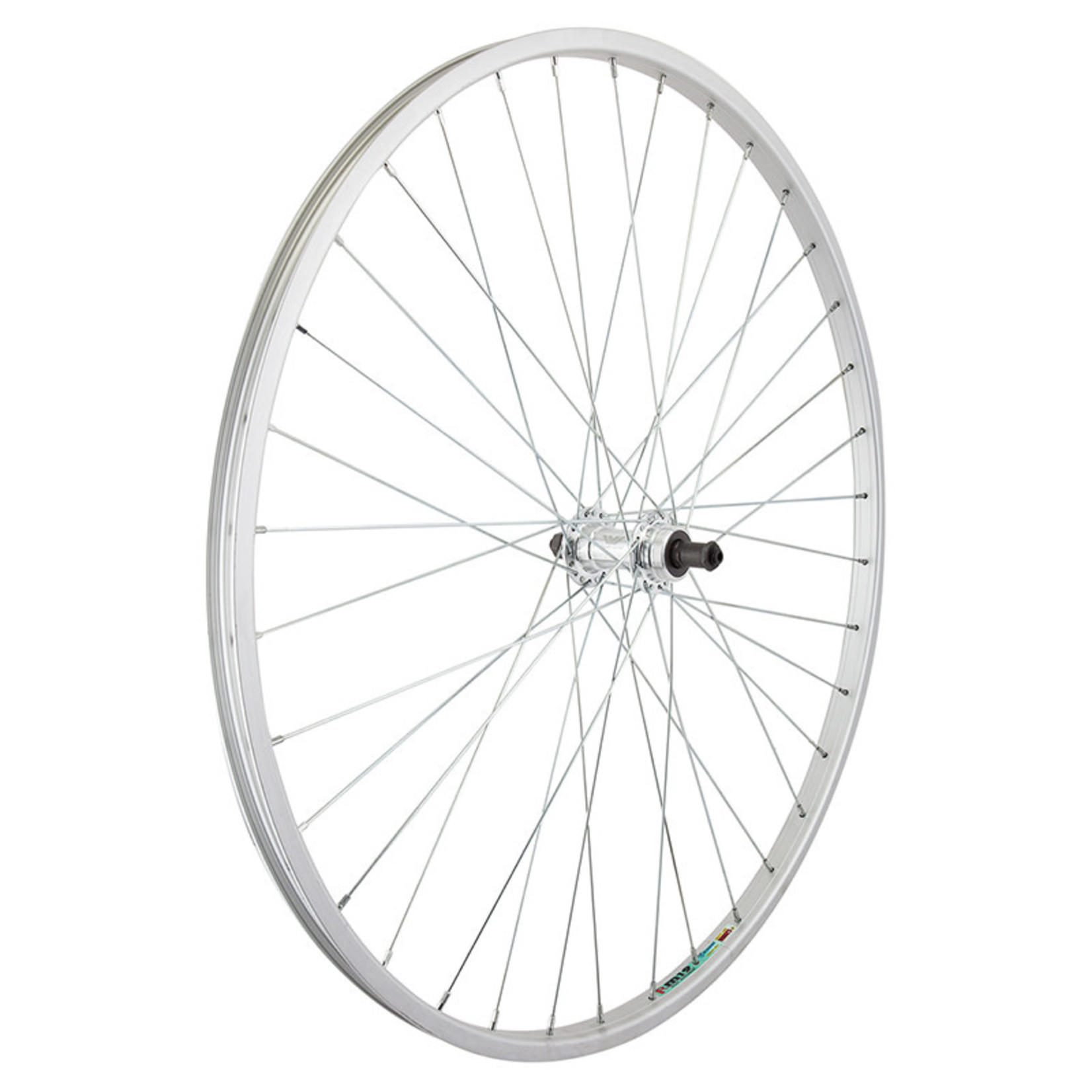 27" Rear Wheel Alloy Road Single Wall FW QR Silver 126mm 14g