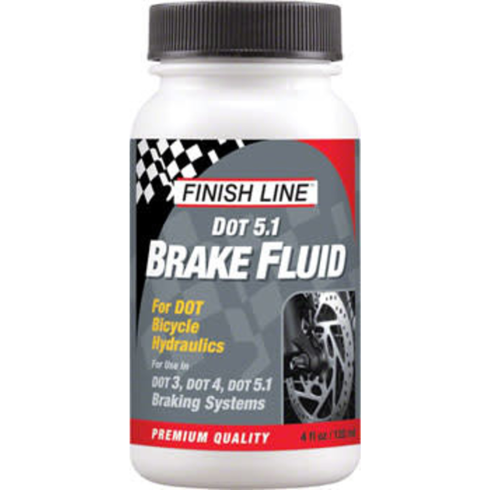 Finish Line DOT 5.1 Brake Fluid, 4oz