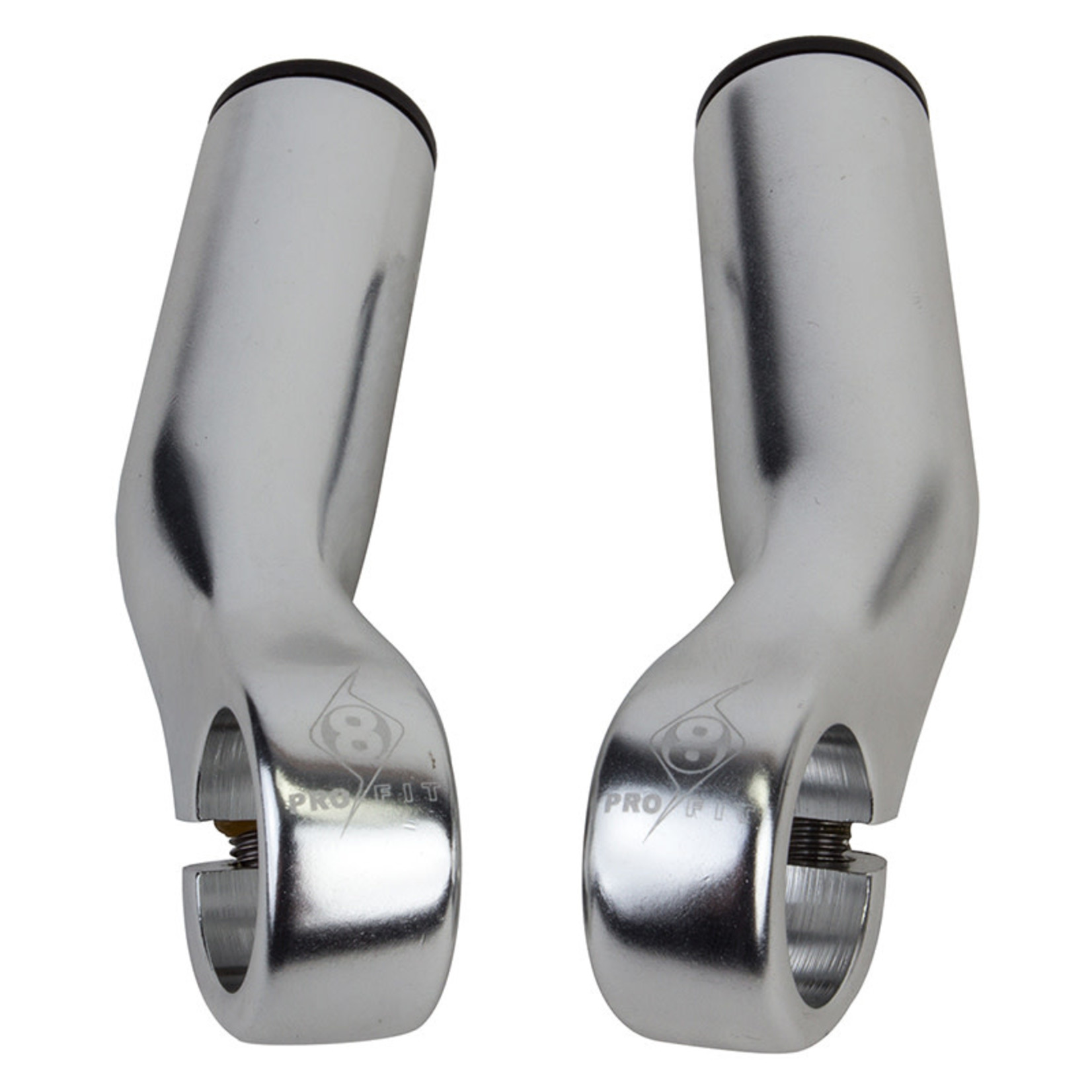 Pro-Lite Bar Ends Alloy Silver