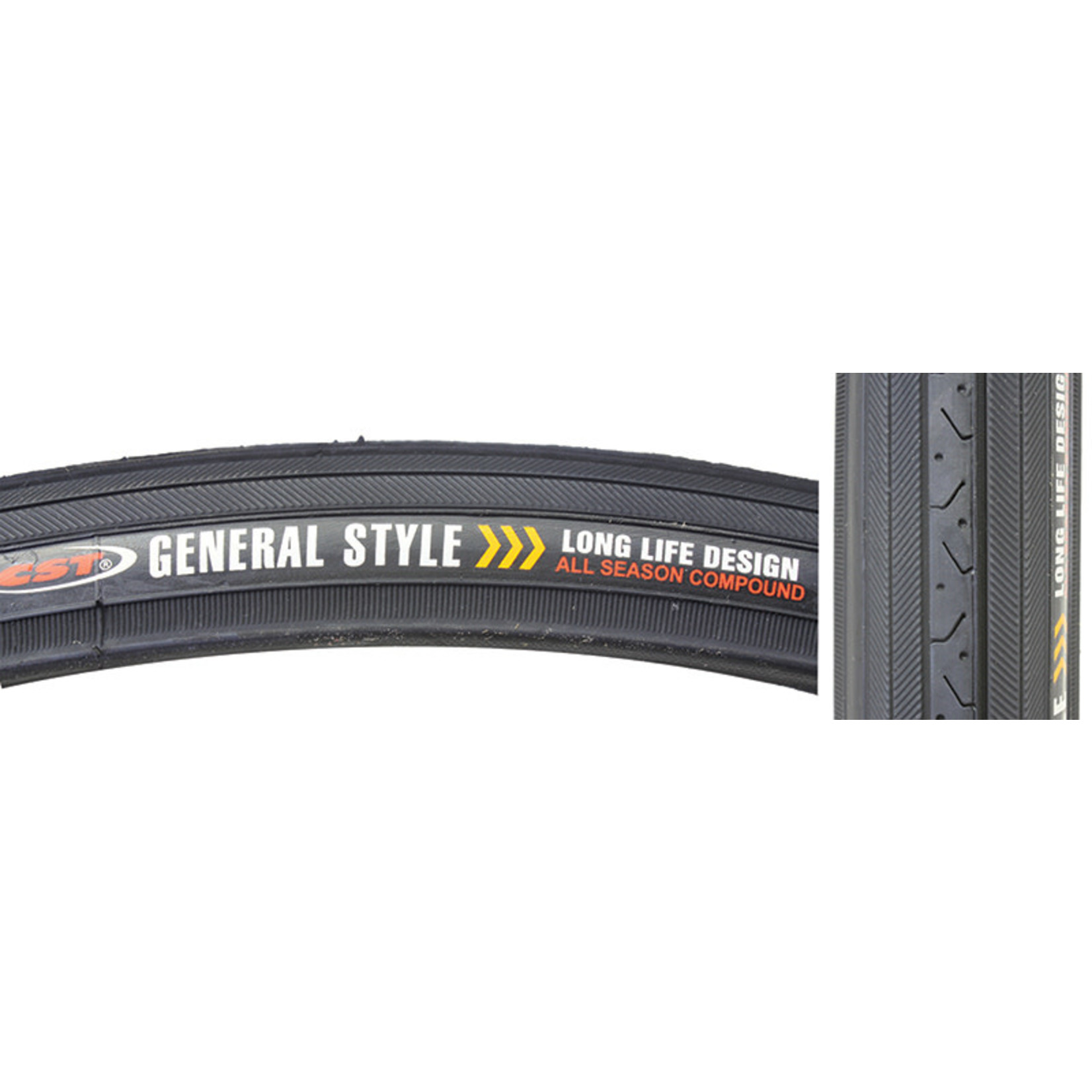 27x1-1/4 Black Wall Tire