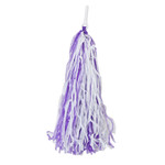 Pom Pom Streamers Purple / White