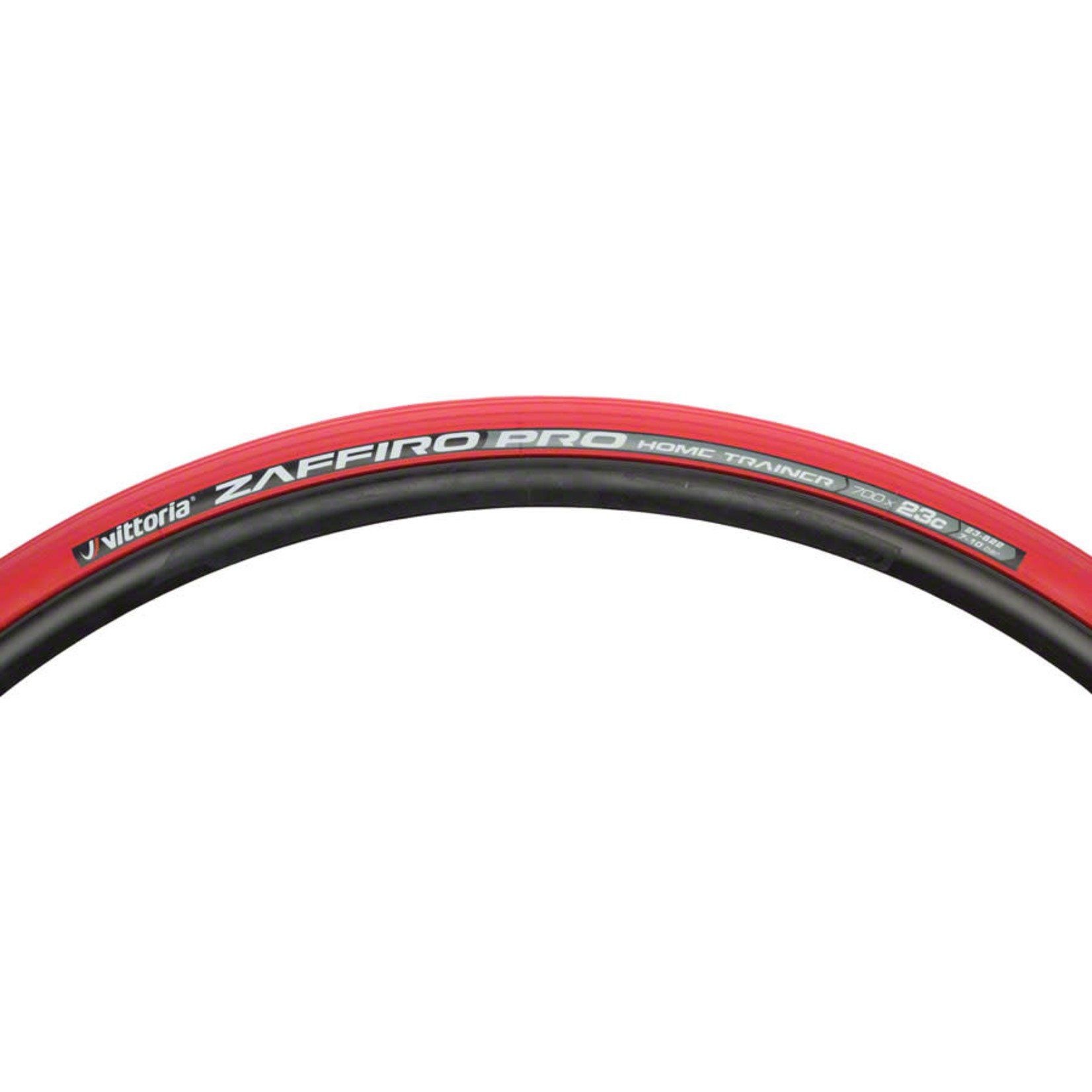 Vittoria Vittoria Zaffiro Pro Home Trainer Tire: Folding Clincher, 700x23, Red