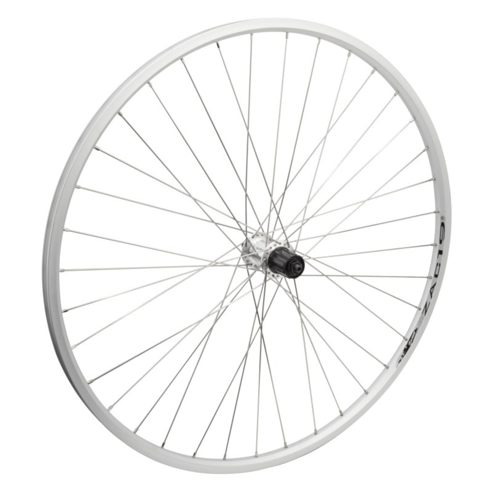 Wheel Master 700C/29" Alloy Hybrid/Comfort Double Wall Rear Wheel 8-10 Cass QR 135mm Stainless Steel Silver