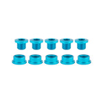 Single Speed Chainring Bolts Alloy Blue