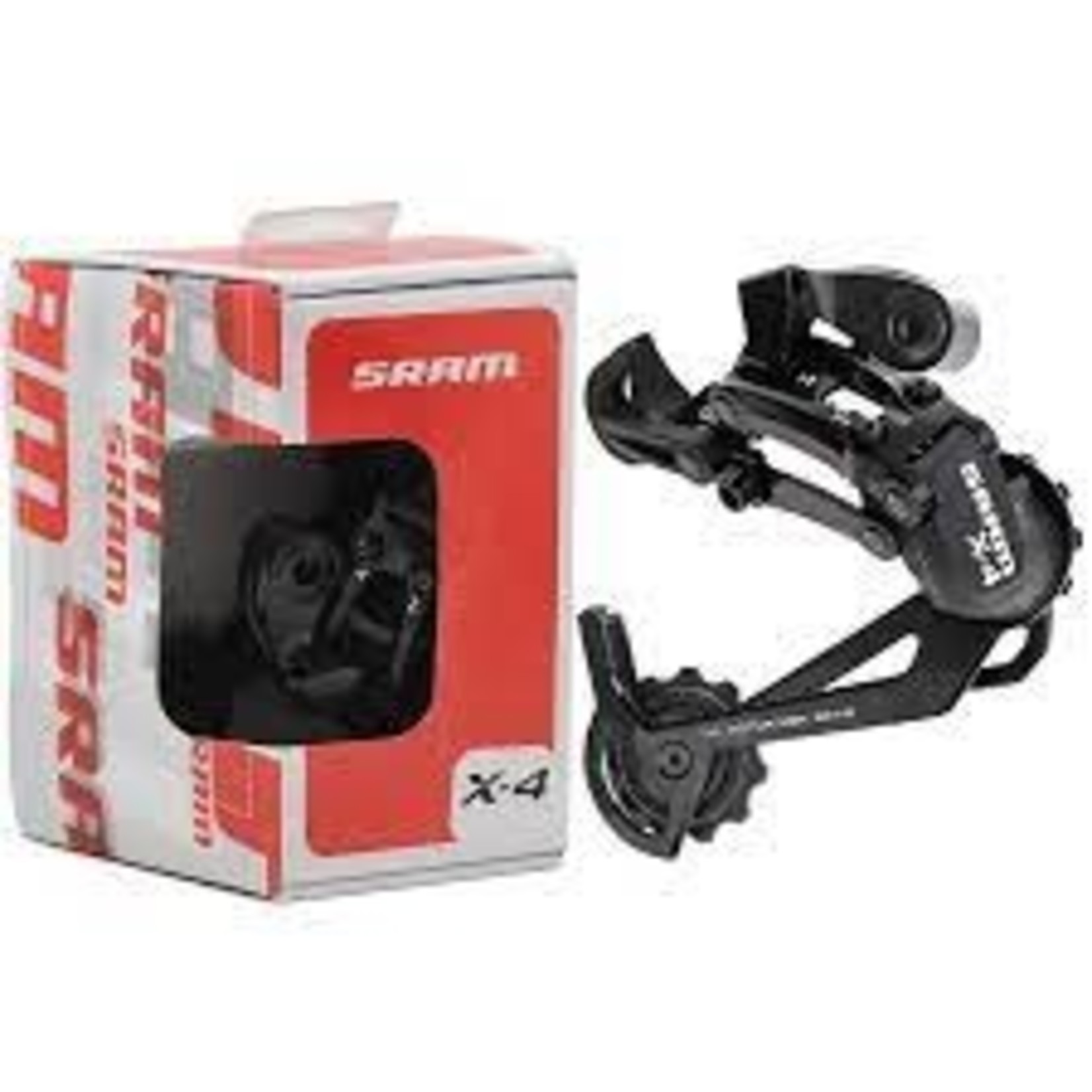 Sram Sram X-4 Rear Derailleur Long Cage Black