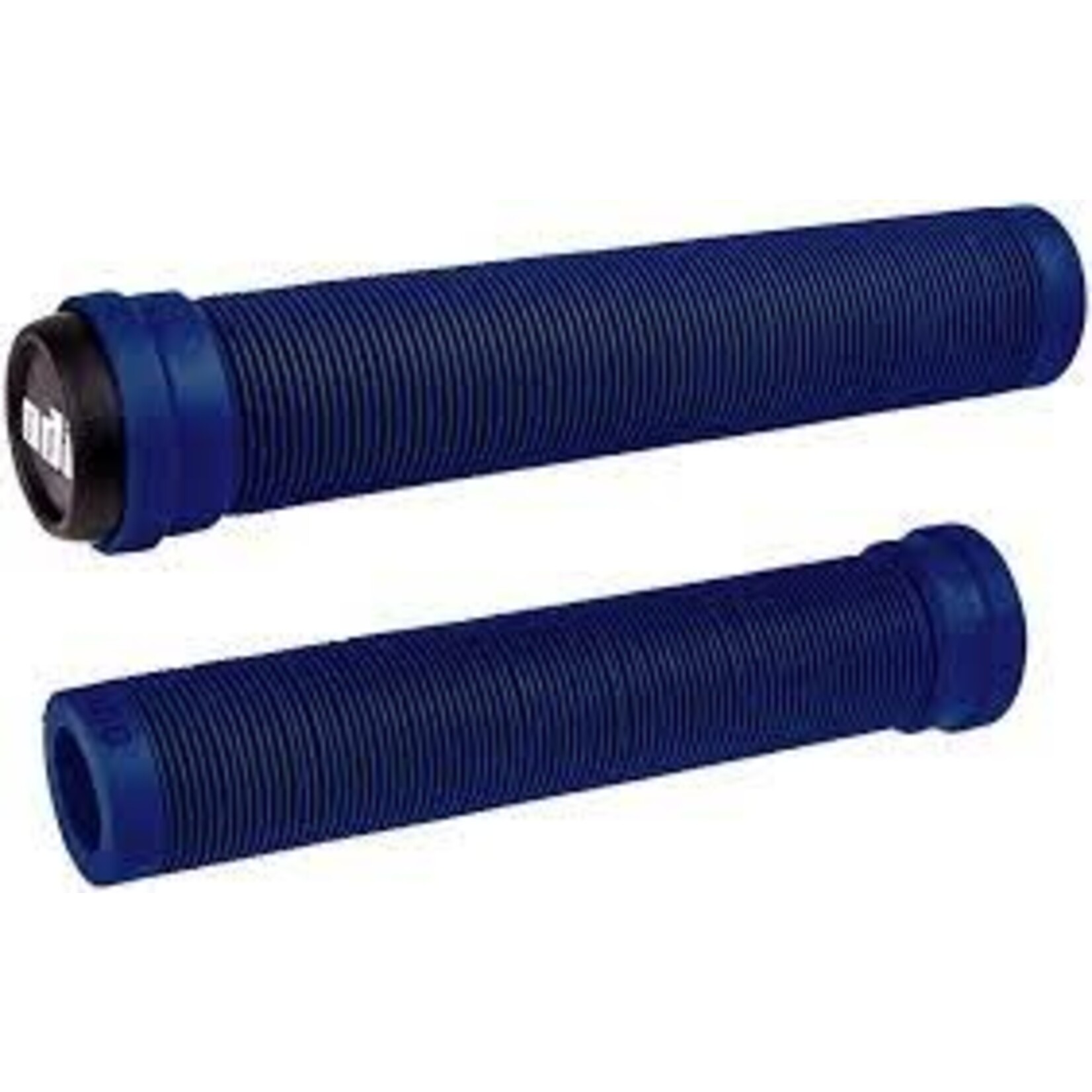 ODI Long Neck SL Grips Flangeless Navy Blue 160mm