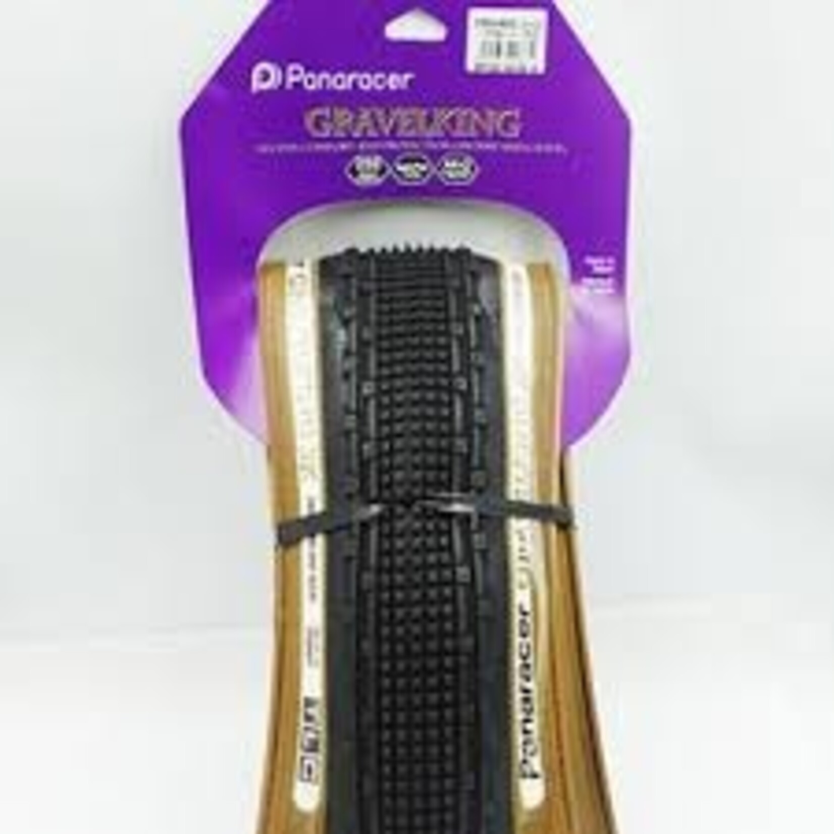Panaracer GravelKing SK Tire - 26 x 2.10, Tubeless, Folding, Black/Brown