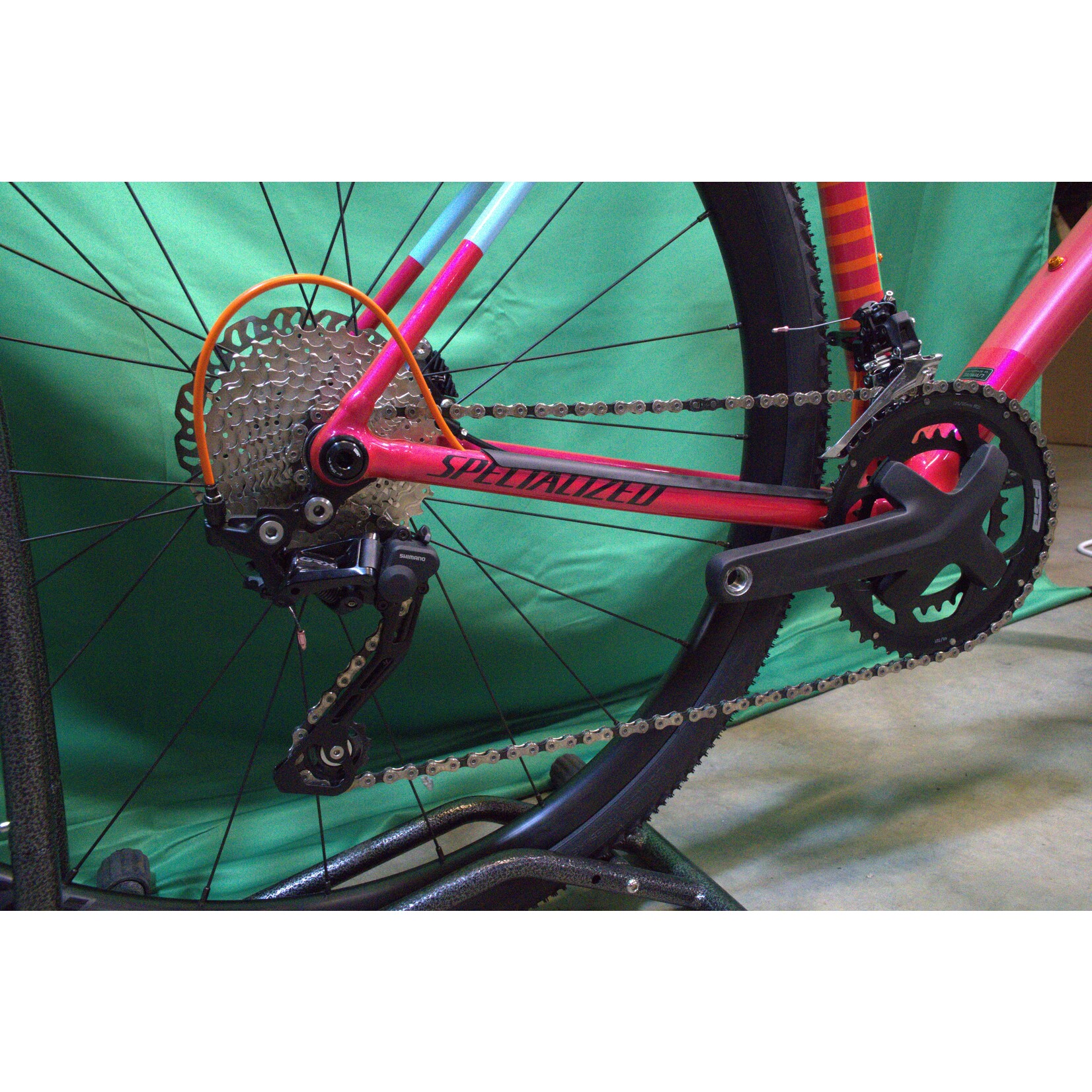 Specialized Crux alloy - Custom Build - 54cm - AMBRGLW/VIVPNK/MNSHDWMET