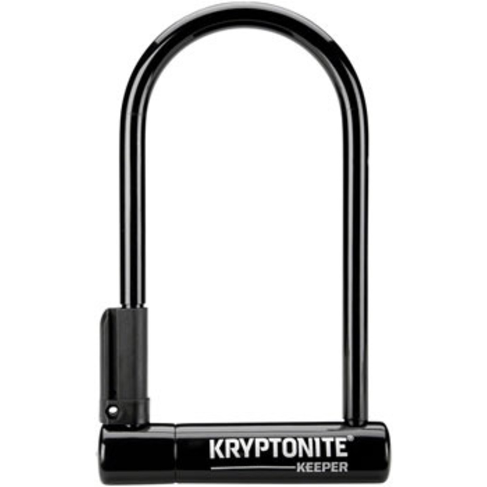 Keeper U-Lock - 4 x 8", Keyed, Black, Includes bracket