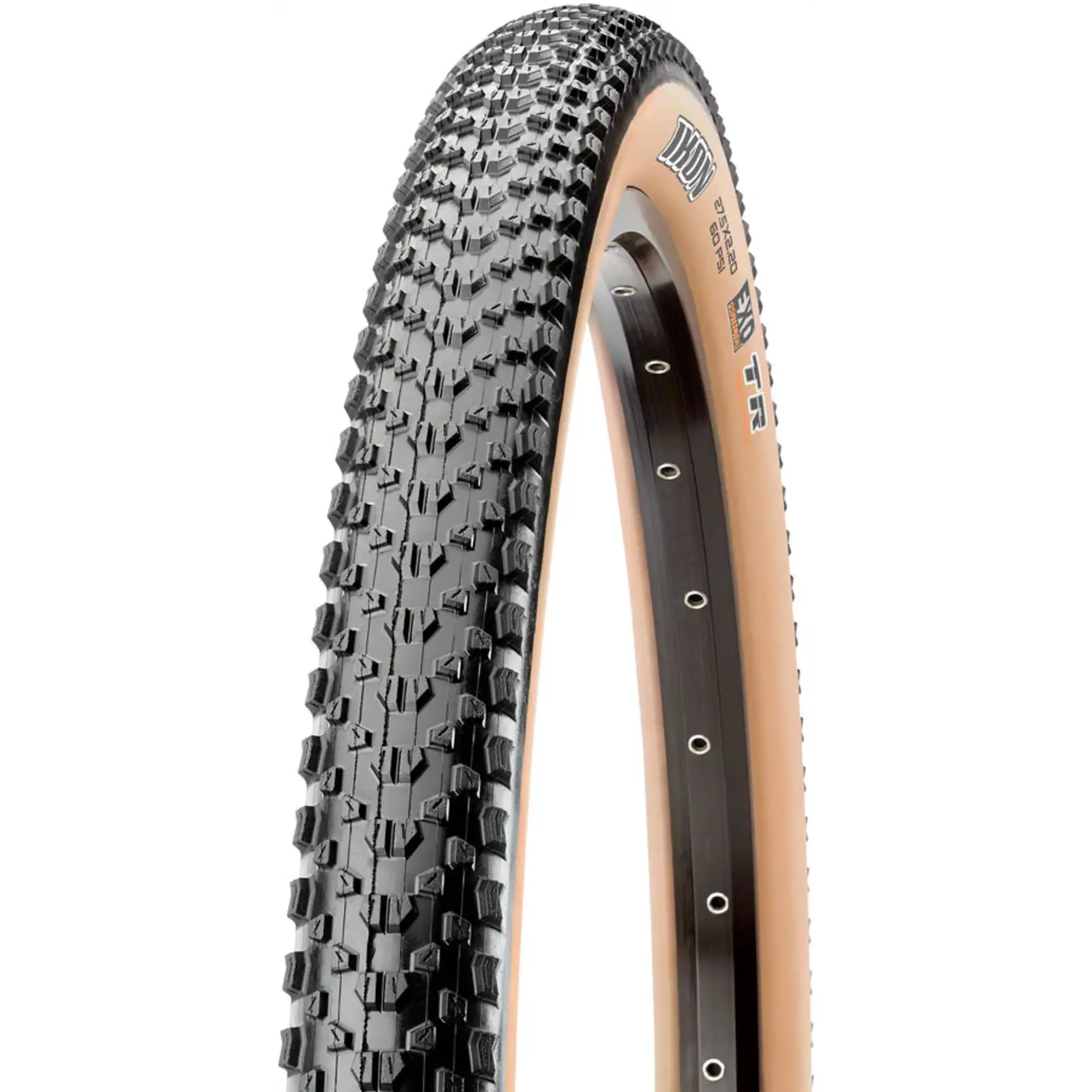 Maxxis Maxxis Ikon Tire - 29 x 2.20 Tubeless Folding Black/Dark Tan 3C MaxxSpeed EXO