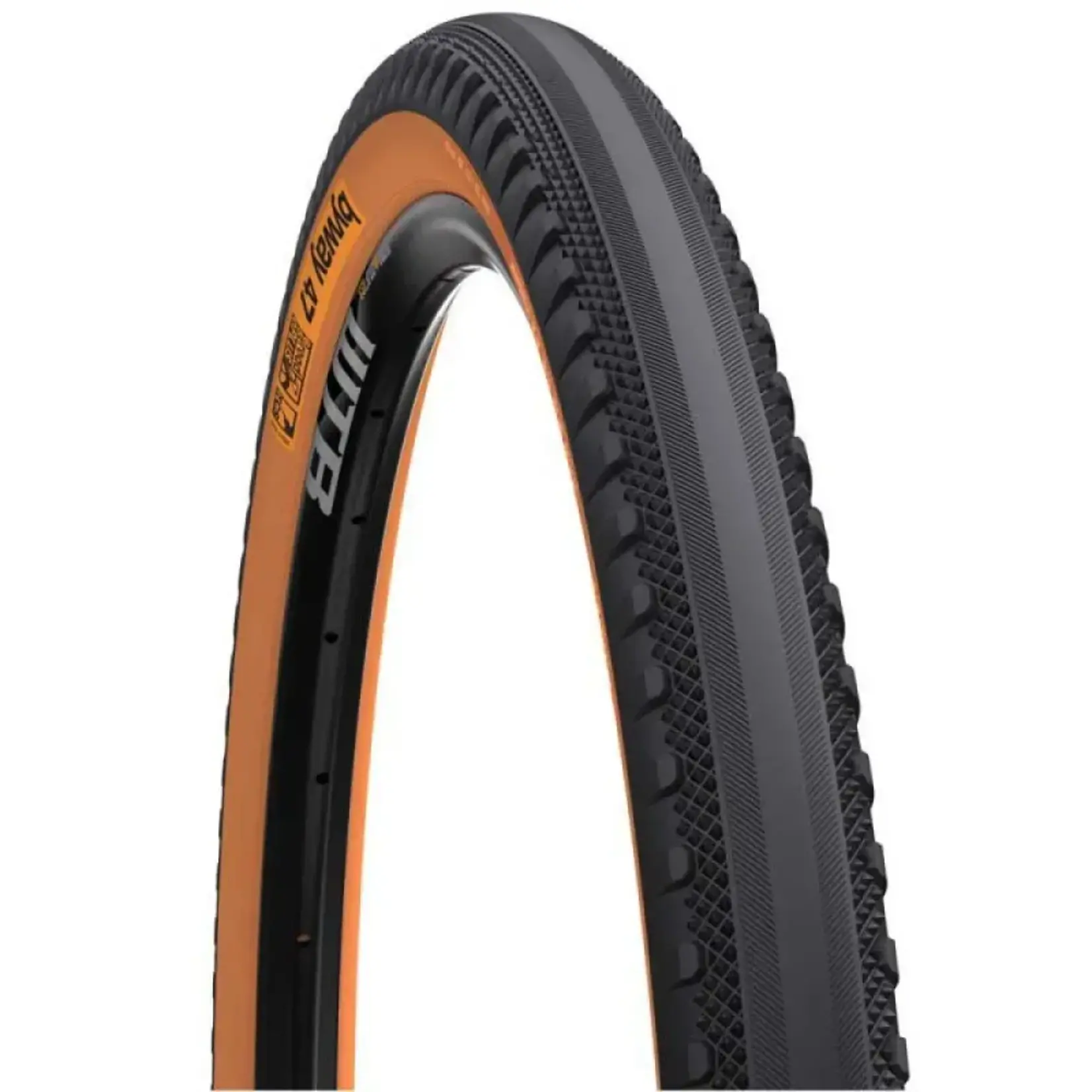 WTB Byway Tire - 650 x 47 TCS Tubeless Folding Black/Brown