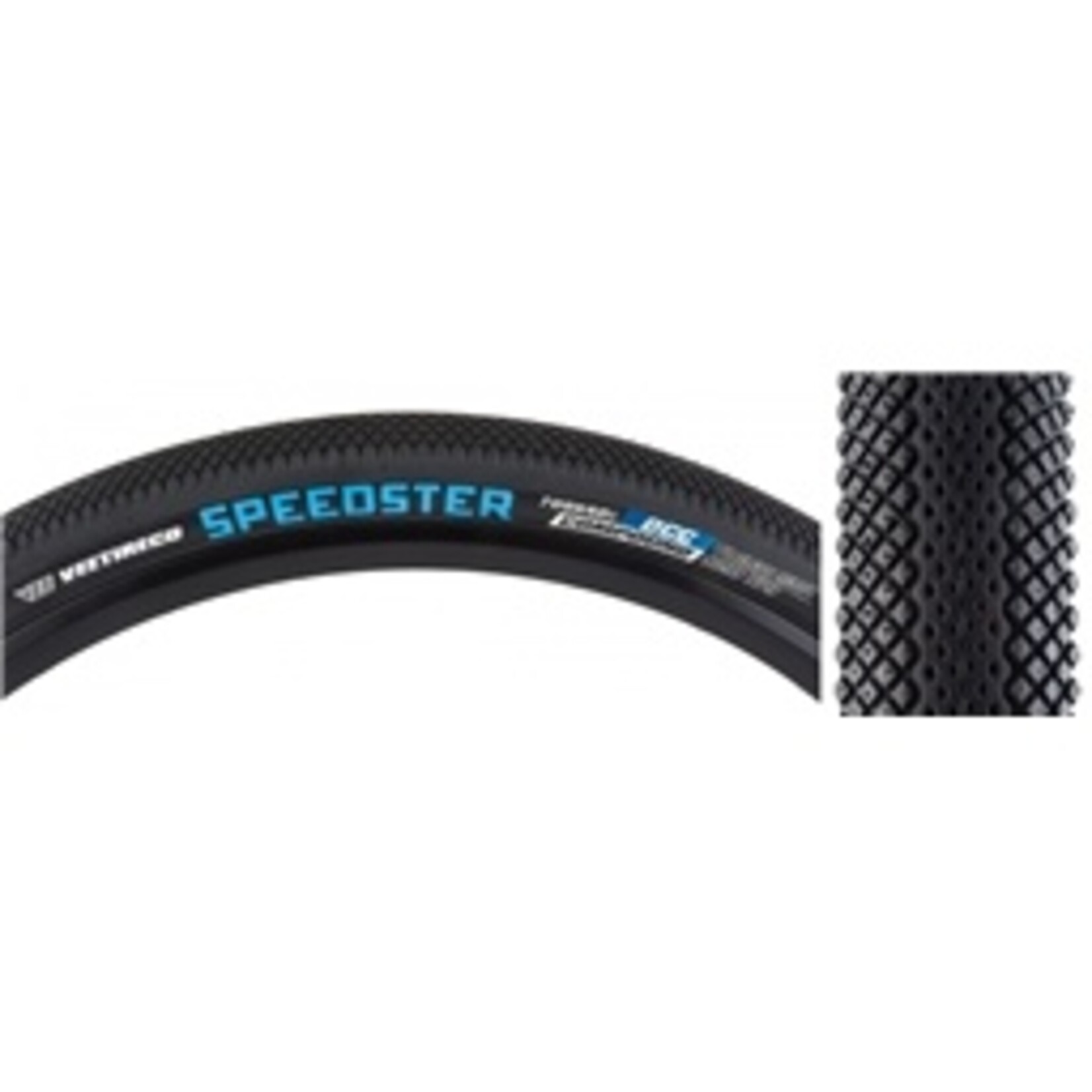 Vee Tire Co. Speedster Tire - 700 x 40 Tubeless Folding Black 120tpi B-Proof Aramid Belt Ebike