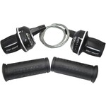 Sram SRAM MRX Comp Shifter Set 8 Speed Rear Microfriction Front, Includes Stationary Grips
