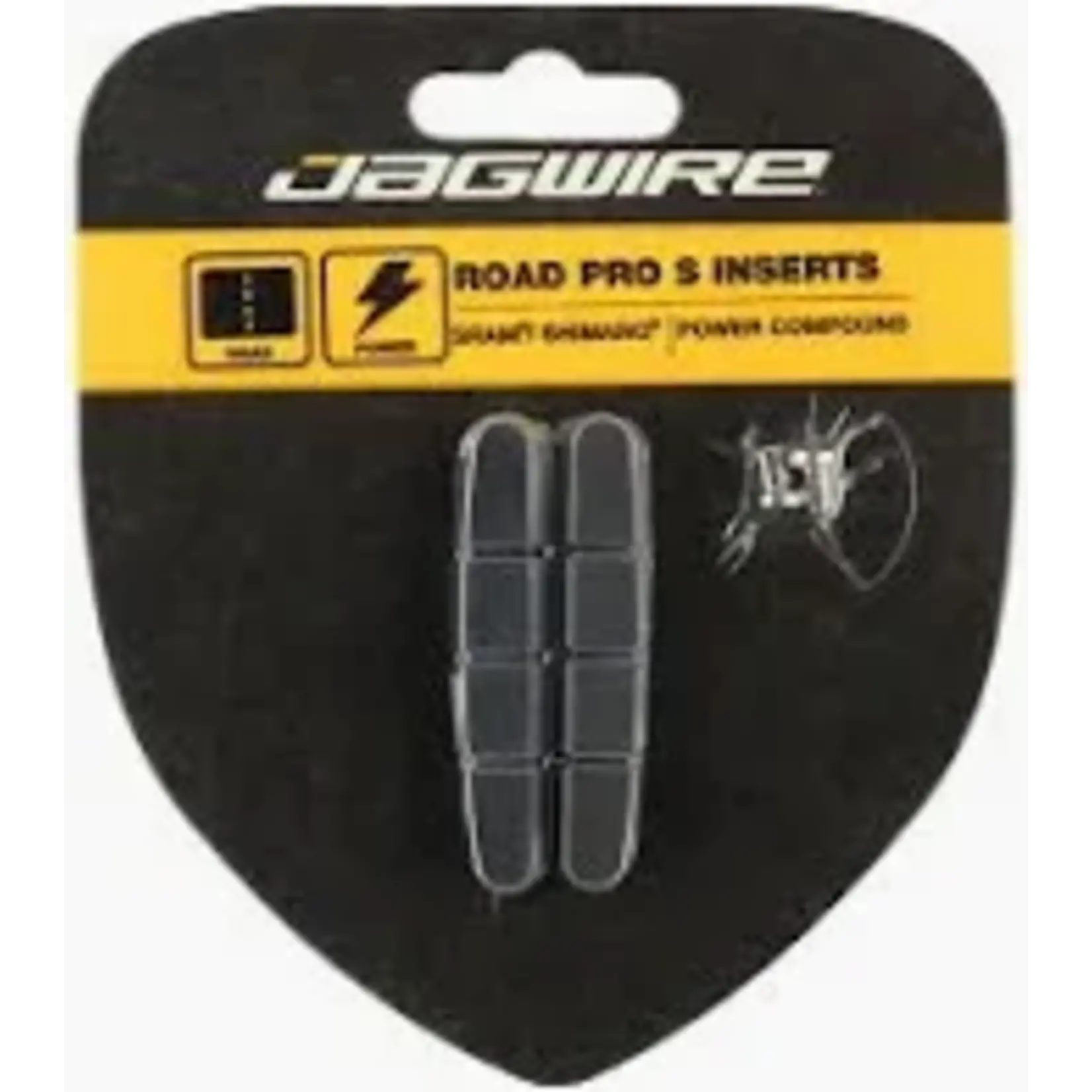 Jagwire Road Pro S Brake Pad Inserts SRAM/Shimano, Black
