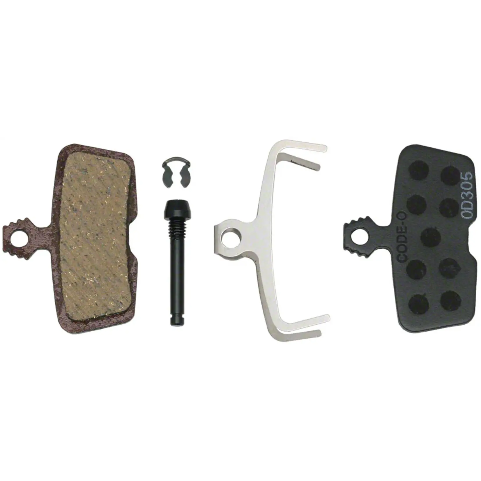 SRAM Disc Brake Pads - Organic Compound, Steel Backed, Quiet, For Code/Code R/Code RSC/Guide RE