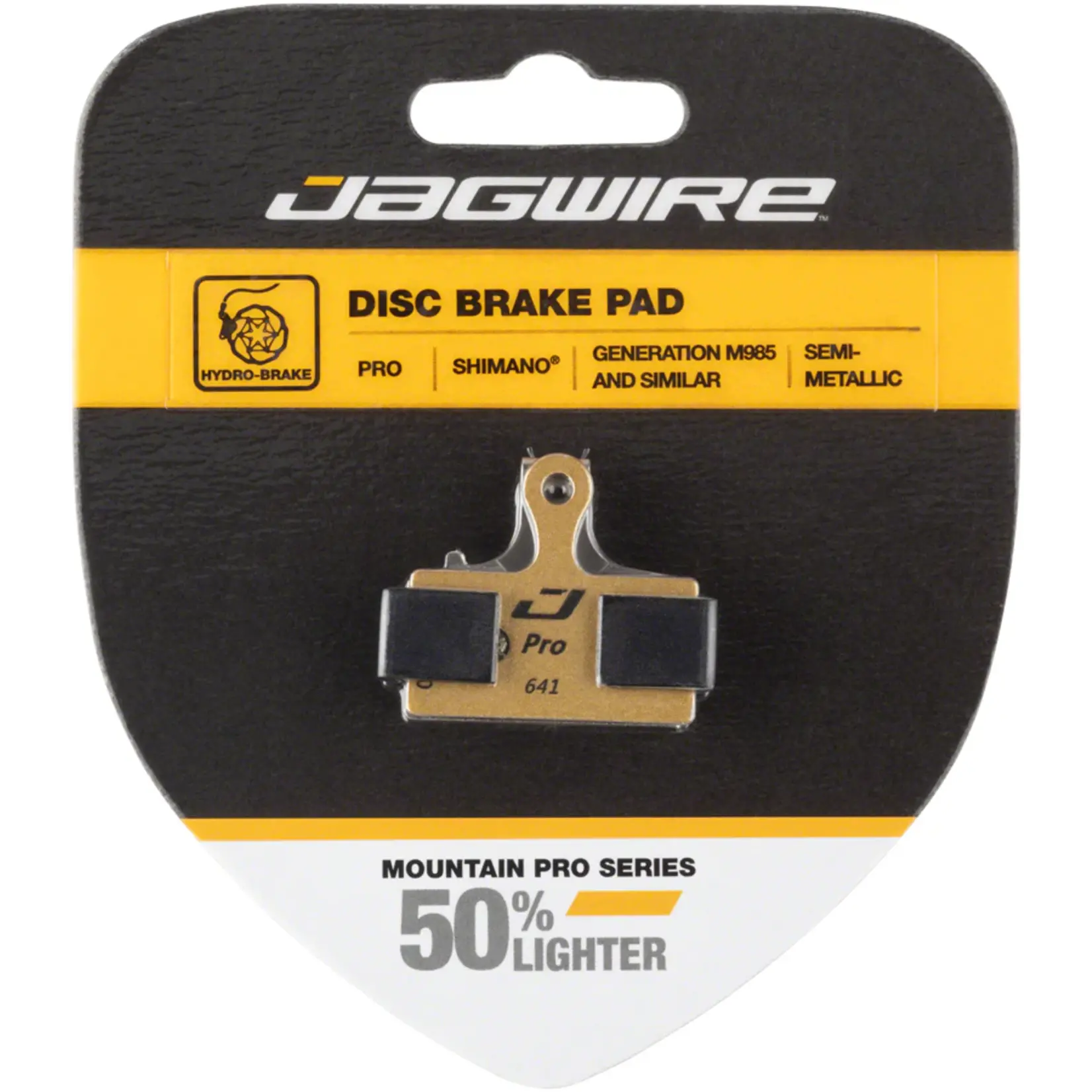 Jagwire Sport Semi-Metallic Disc Brake Pads - For Shimano S700, M615, M6000, M785, M8000, M666, M675, M7000, M9000, M9020, M985, M987
