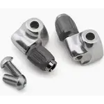 Problem Solvers Downtube Housing Stops with Barrel Adjusters Silver