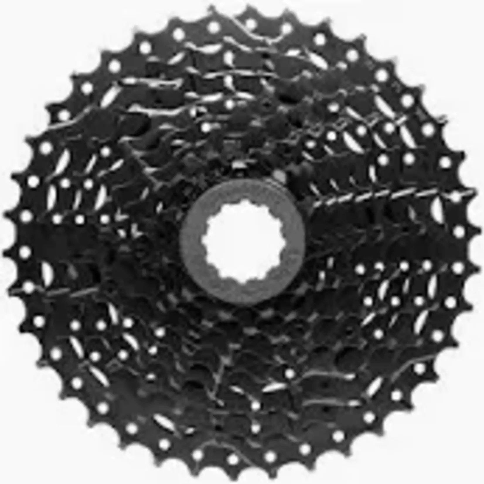 microSHIFT ADVENT Super Short Cassette - 9 Speed 11-38t Black ED Coated