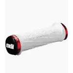 ODI Troy Lee Grips - White, Lock-On