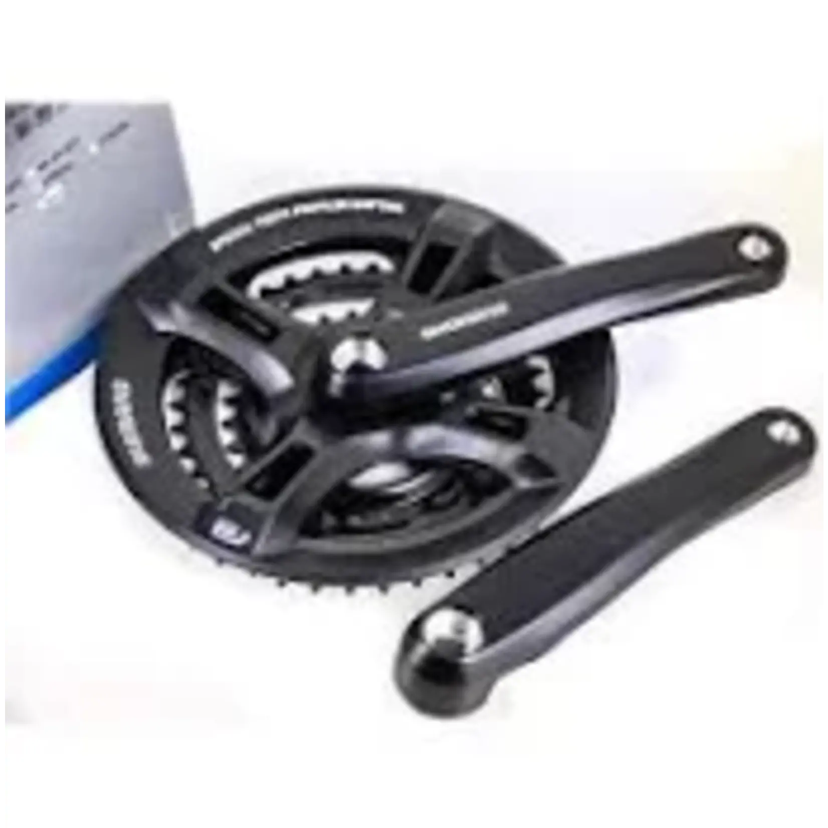 Shimano Altus FC-M311 Crankset - 170mm 7/8-Speed 48/38/28t Riveted Square Taper JIS Spindle Interface Black