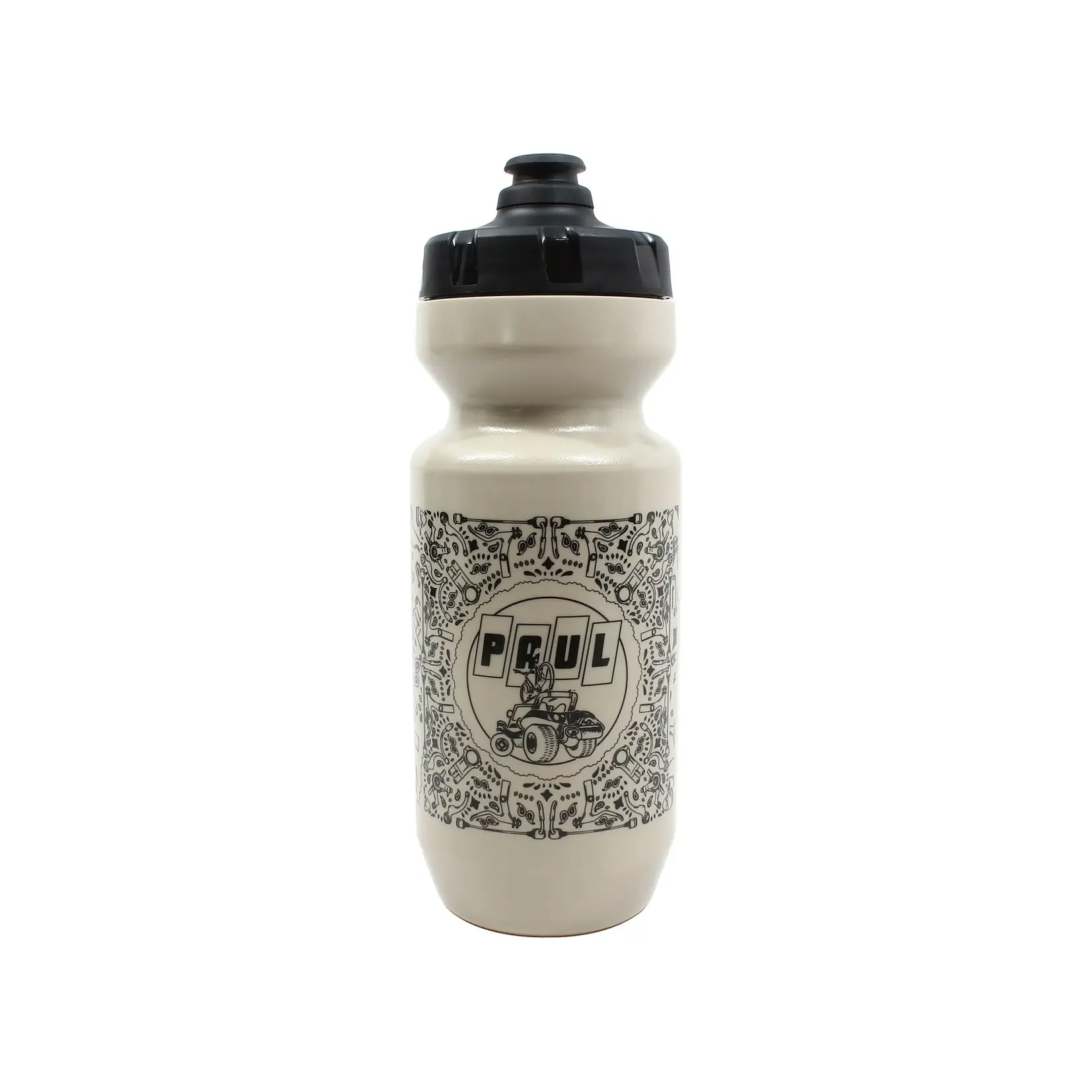 Paul PAUL BANDANA WATER BOTTLE 22oz  TAN BOTTLE/ BLACK INK