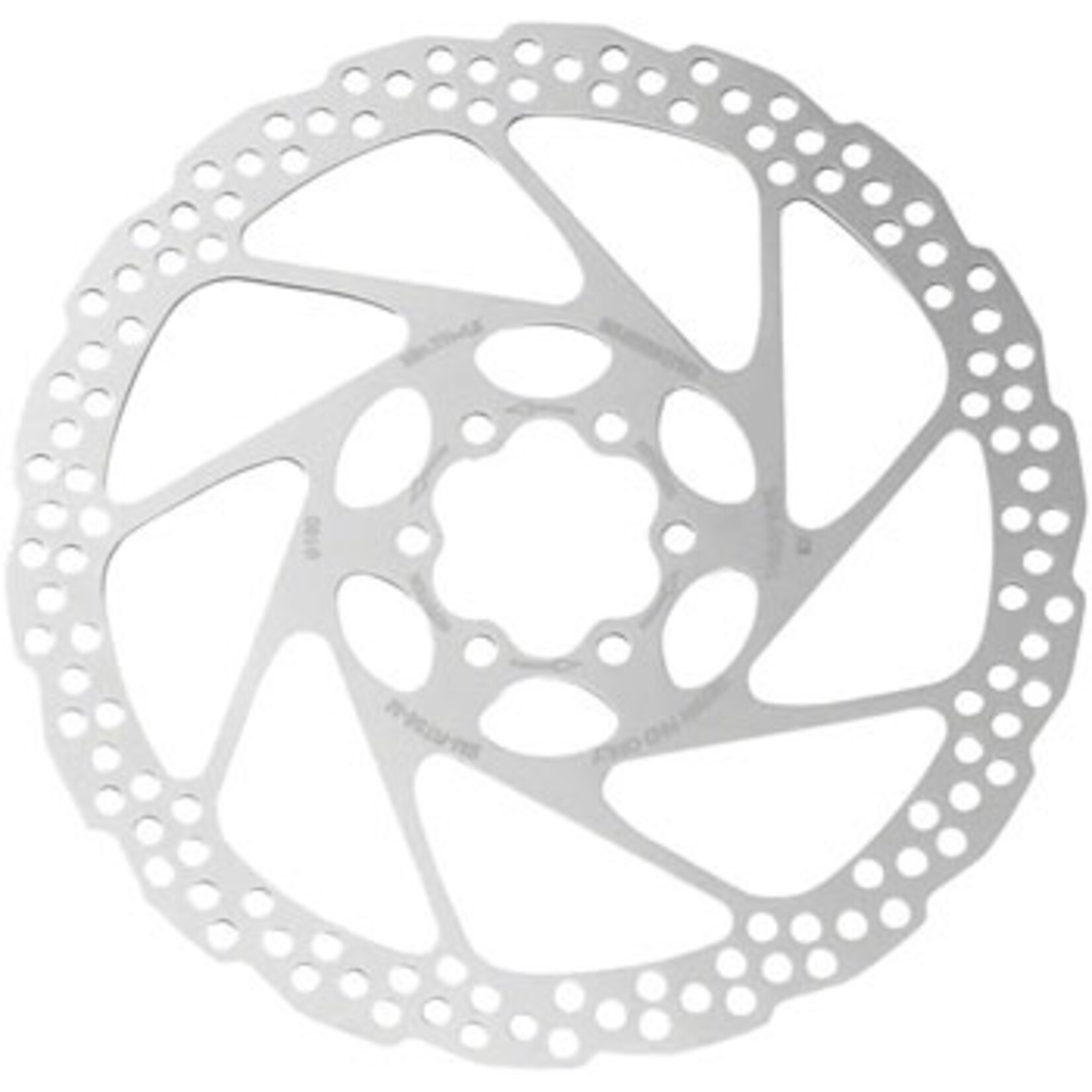 Shimano Shimano Deore SM-RT56-MP Disc Brake Rotor - 180mm, 6-Bolt, For Resin Pads Only, Silver
