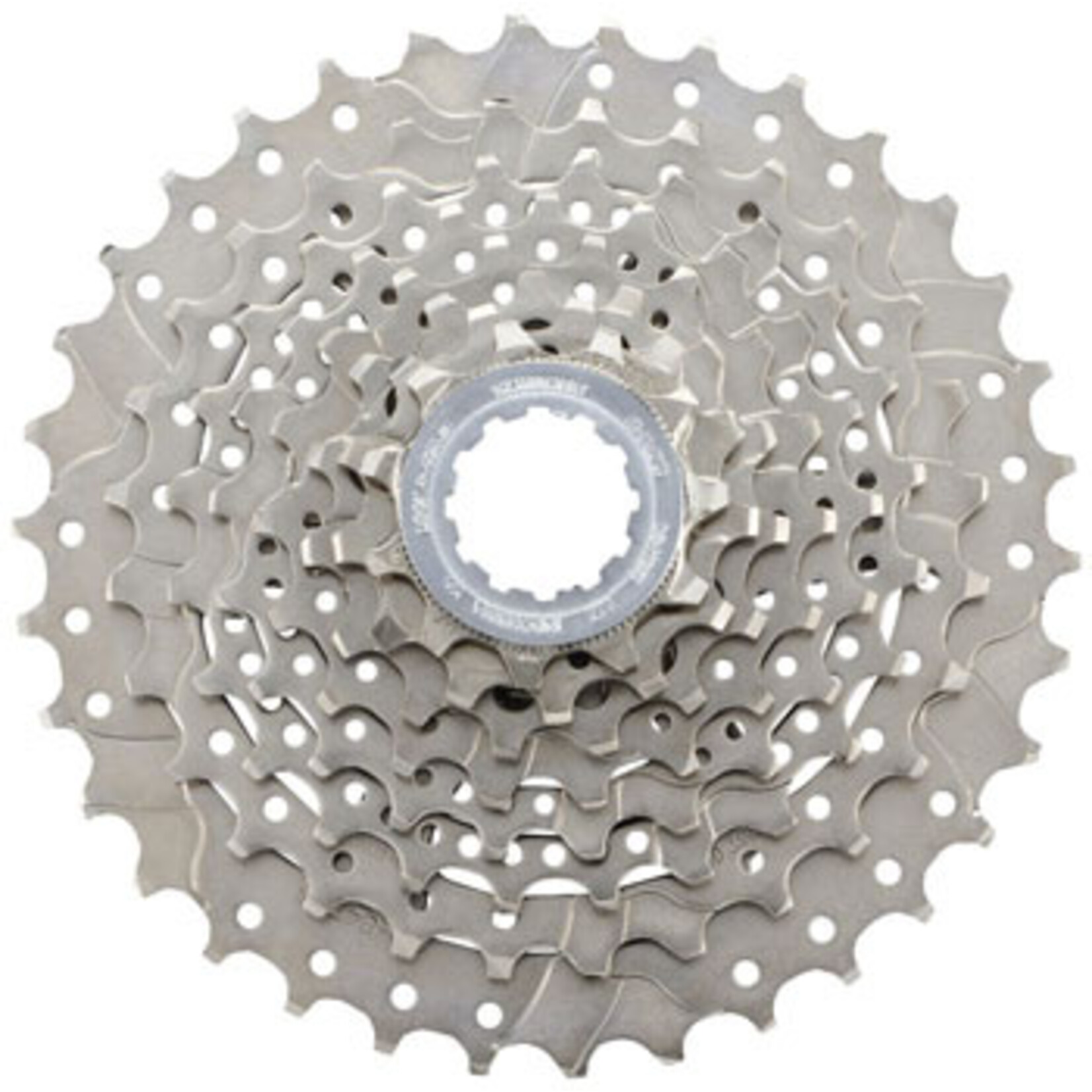 Shimano Shimano Claris CS-HG50 Cassette - 8 Speed, 11-34t, Silver, Nickel Plated