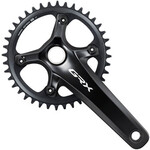 Shimano GRX FC-RX820-1 Crankset - 170mm, 12-Speed, 40t, 110 BCD, Hollowtech II, Black