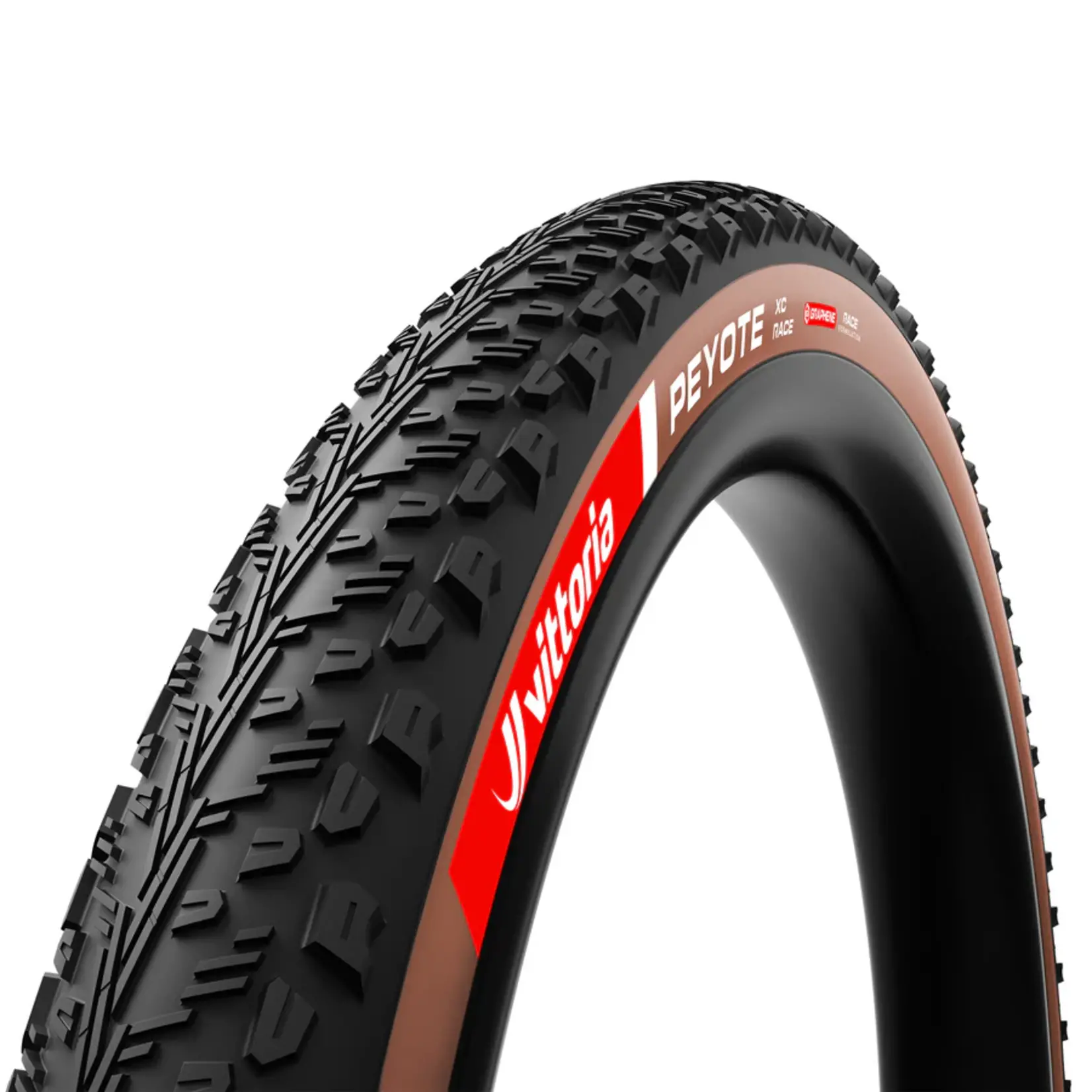 Vittoria Vittoria Peyote XC Race Tire - 29 x 2.4, Tubeless, Folding, Brown, Graphene + Silica, G2.0