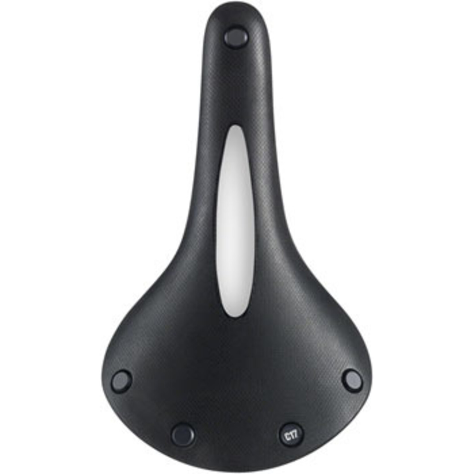 Brooks C17 Carved All Weather Saddle - Steel, Black, Men's