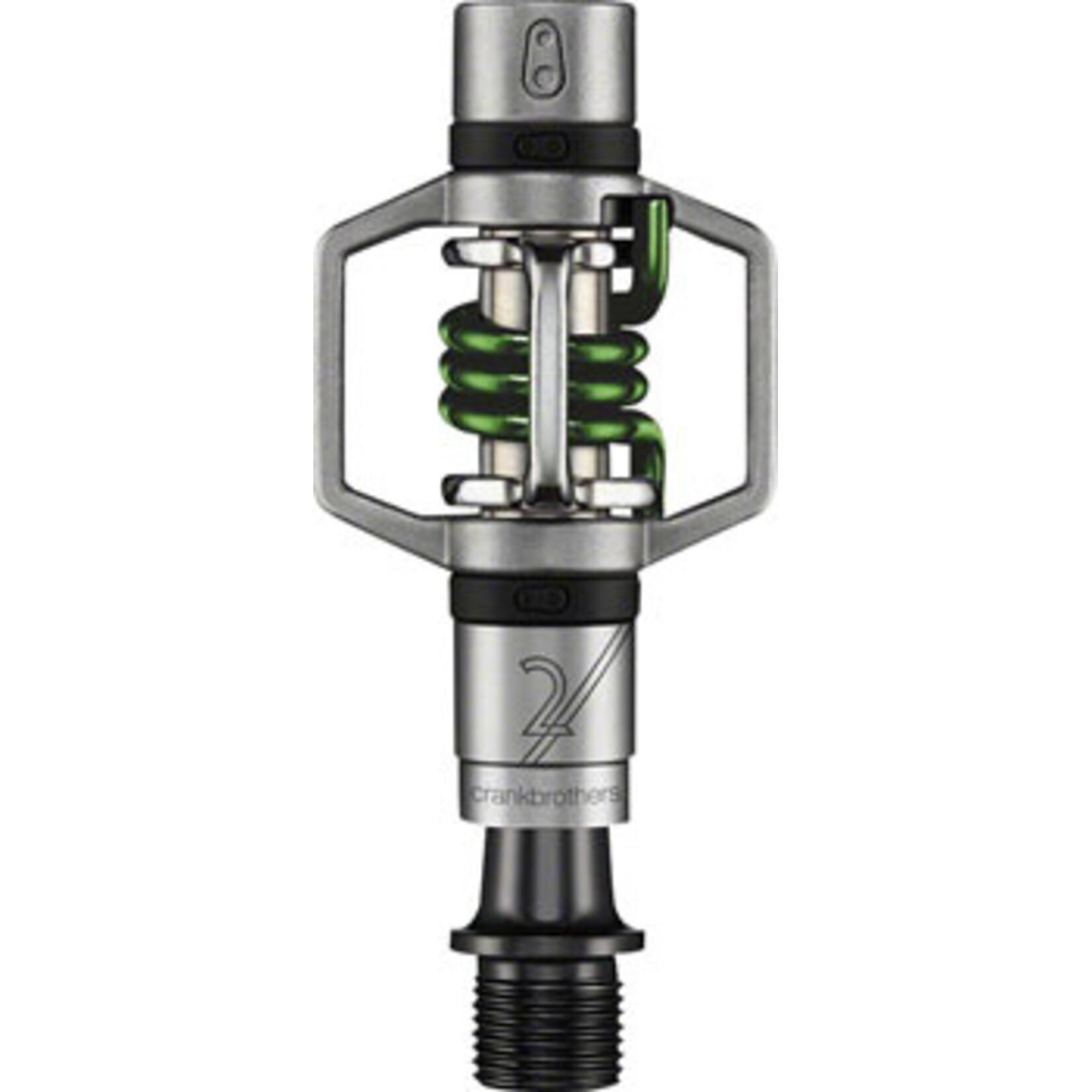 Crankbrothers Egg Beater 2 Pedals - Dual Sided Clipless, 9/16", Green