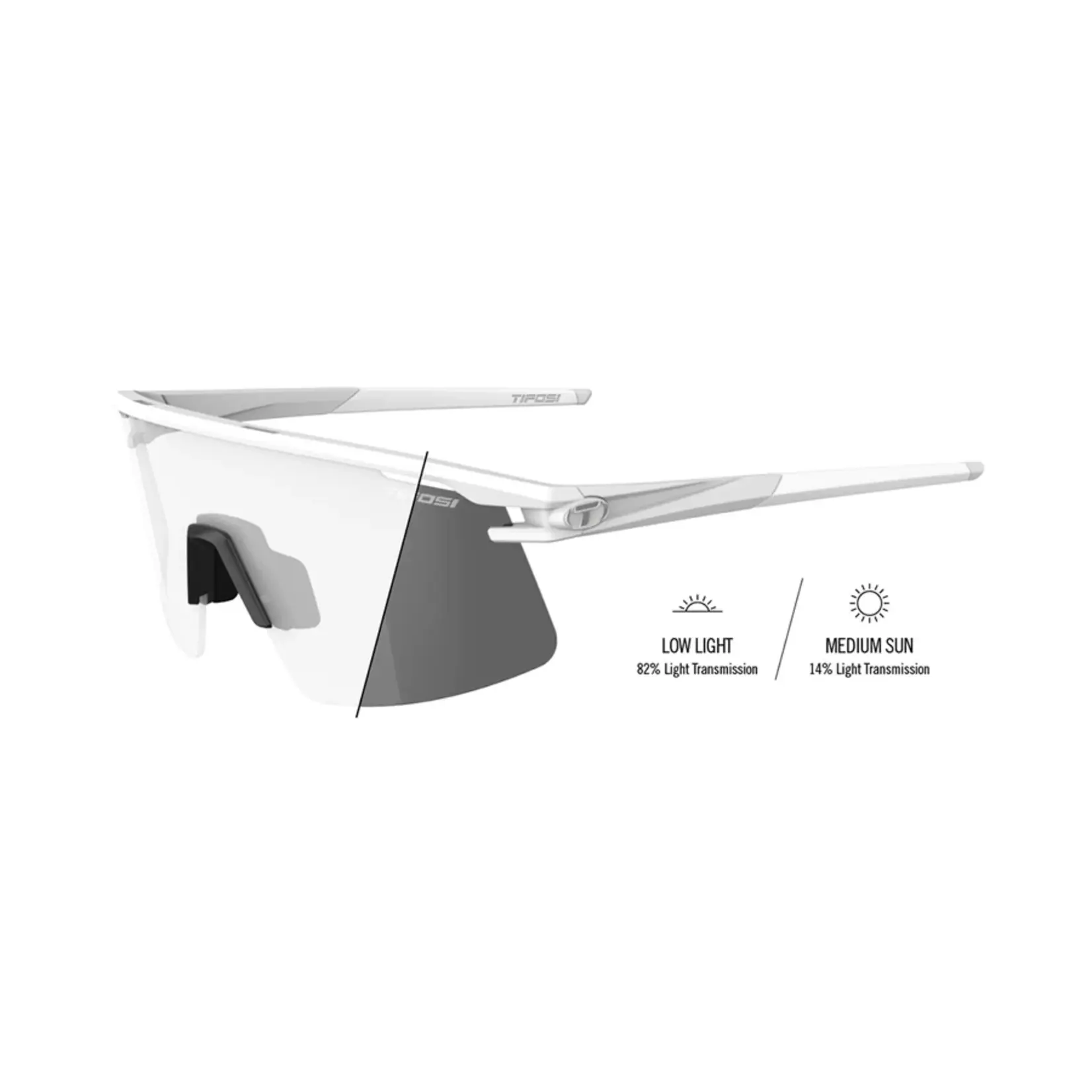 Tifosi Optics Moab Lite, Matte White Light Night Fototec