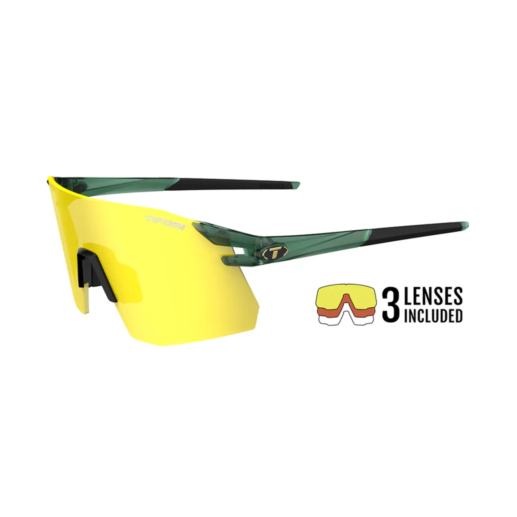 Tifosi Optics Moab XC, Forest Vapor Clarion Yellow/AC Red/Clear