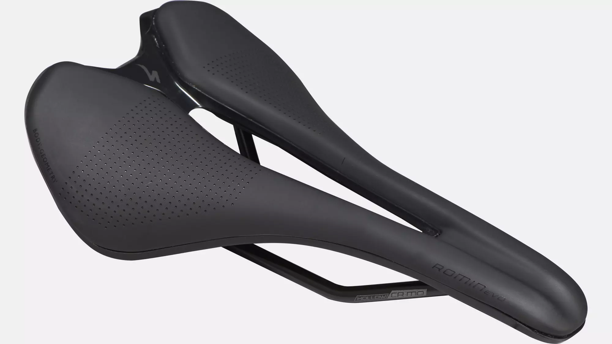 ROMIN EVO COMP GEL SADDLE BLK 143 - Village Pedaler