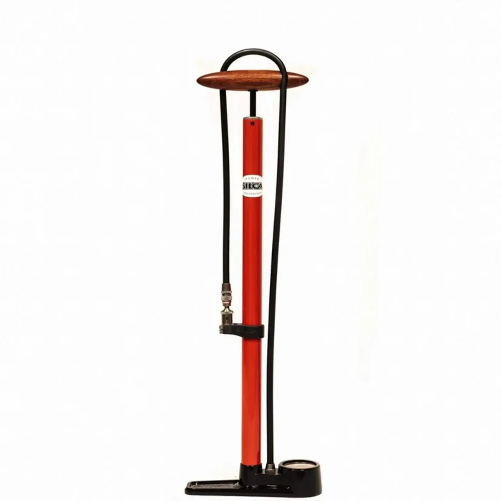Pista Floor Pump - Red