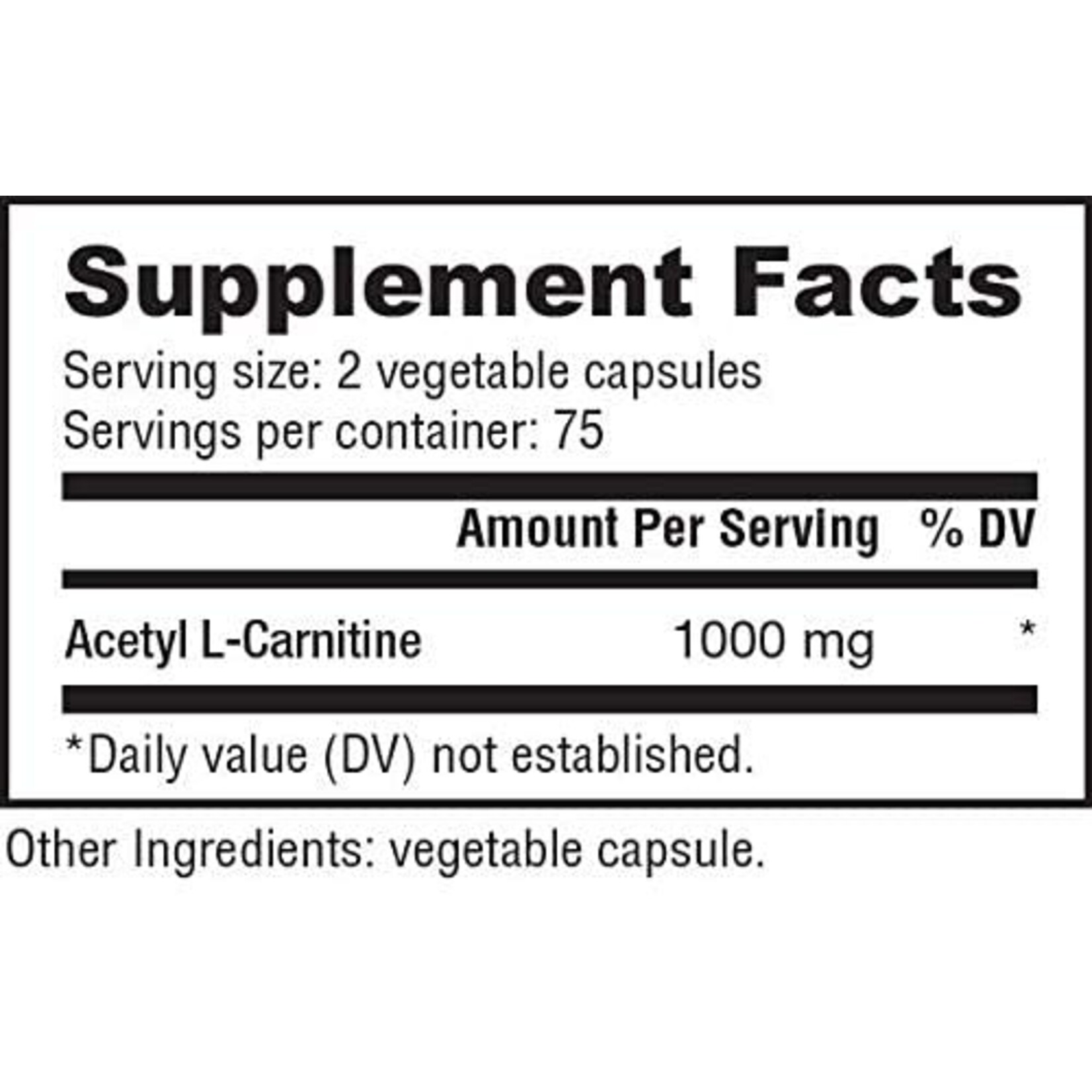 NutraBio NutraBio-Acetyl L-Carnitine