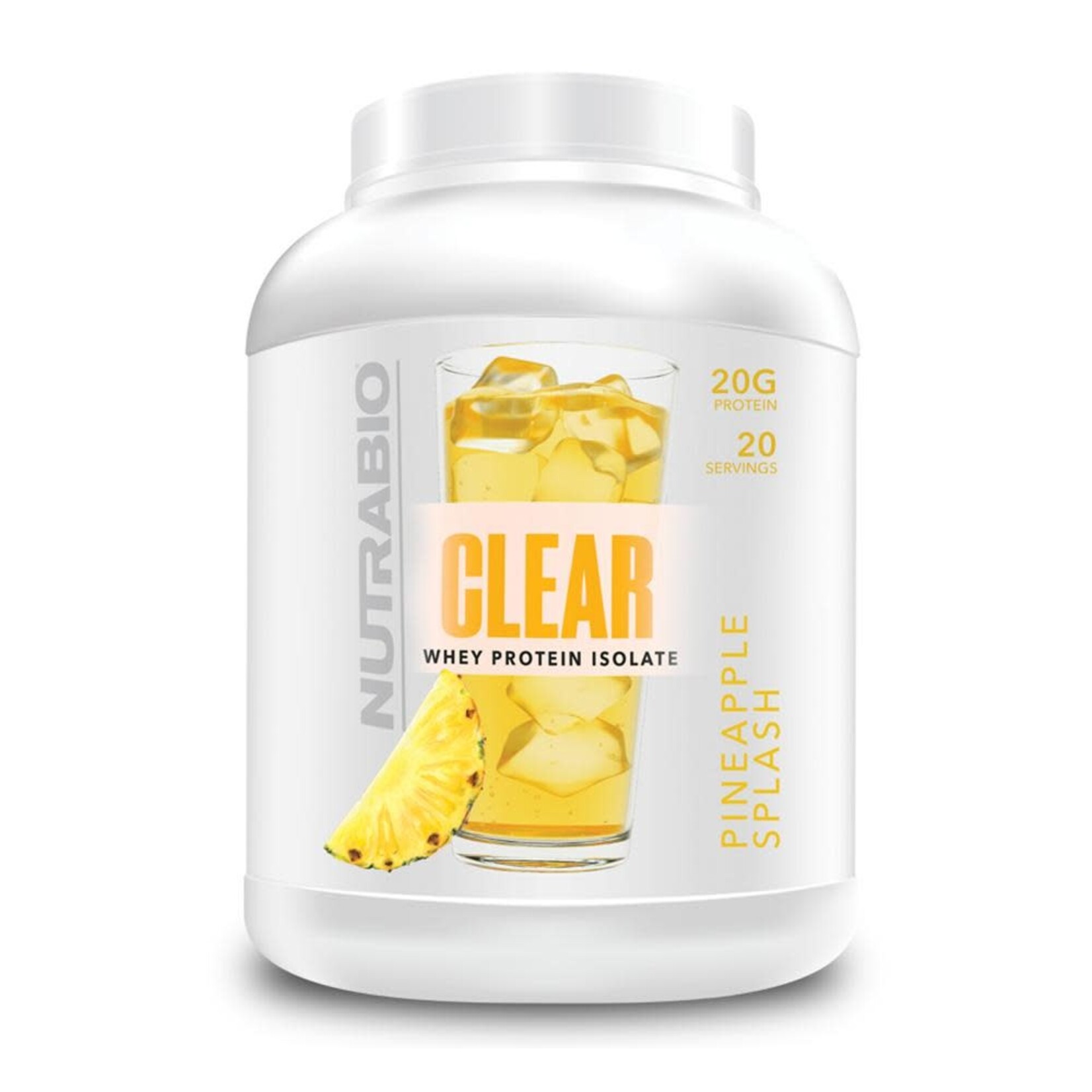 NutraBio Clear Whey Protein Isolate-NutraBio