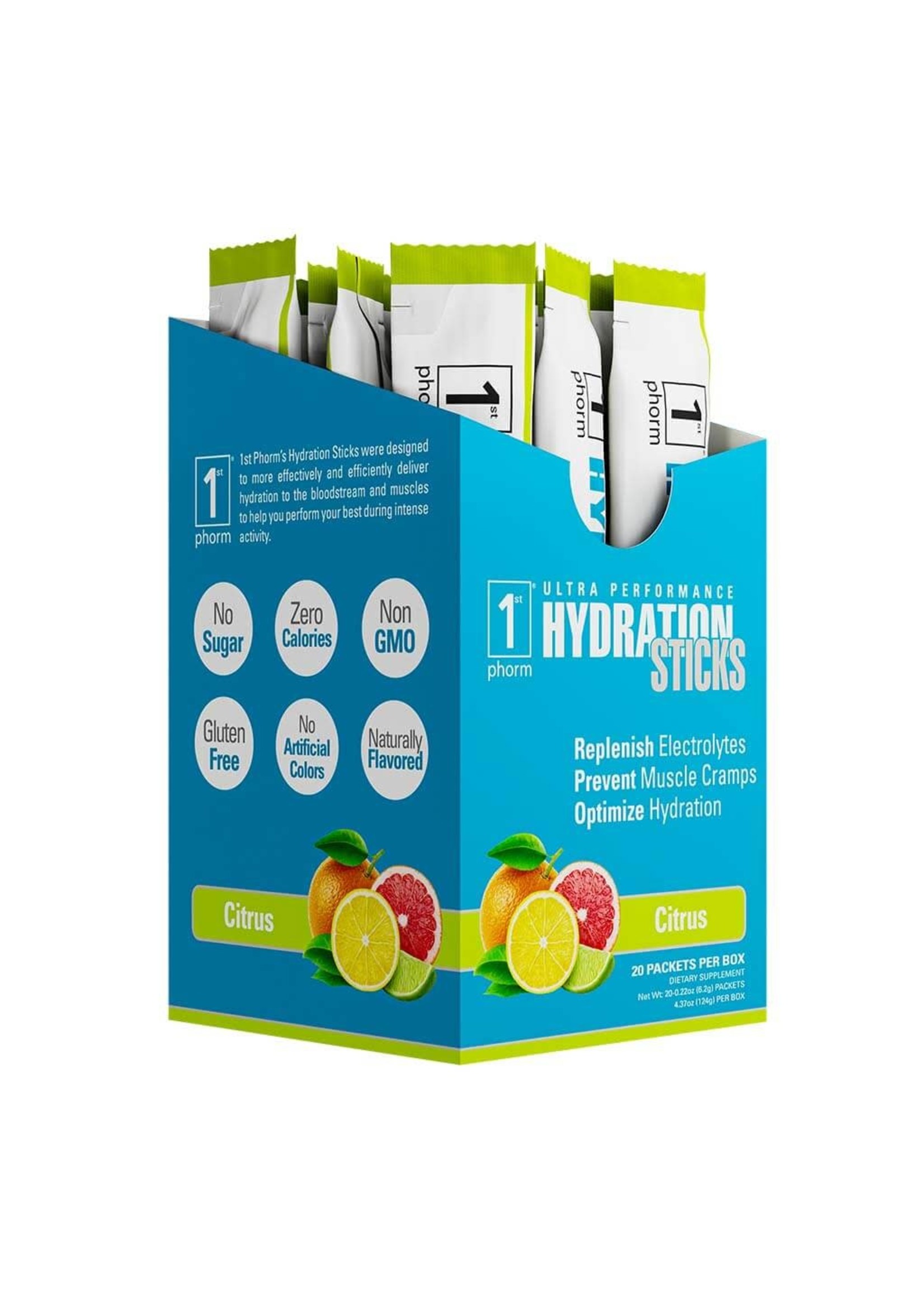 1st Phorm 1stPhorm-Hydration Sticks Citrus 20 Pack