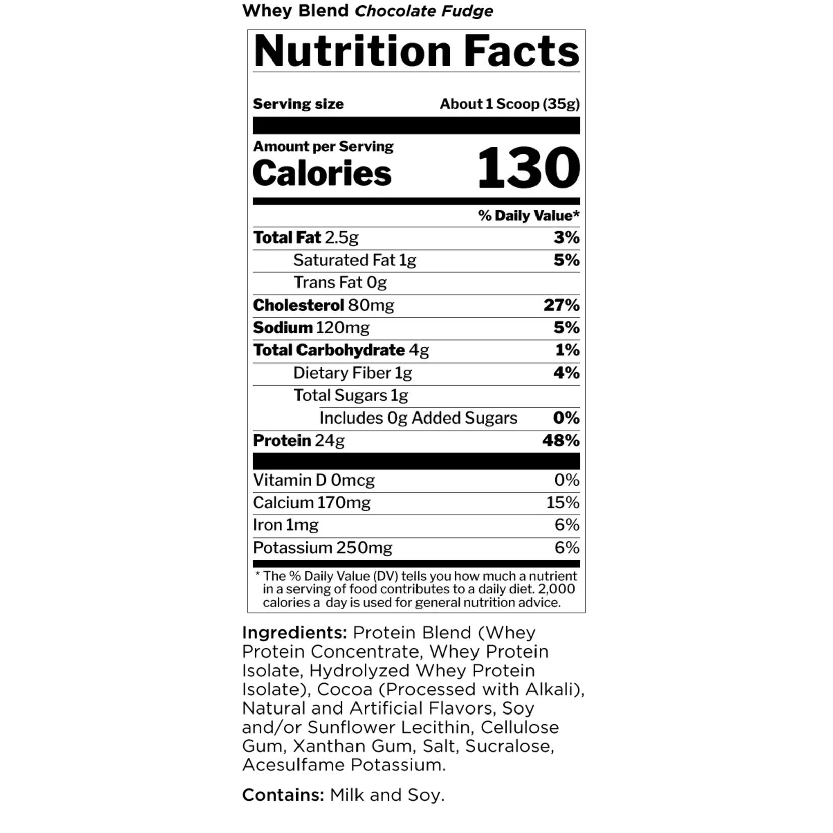 Rule1-Whey Blend 5LB