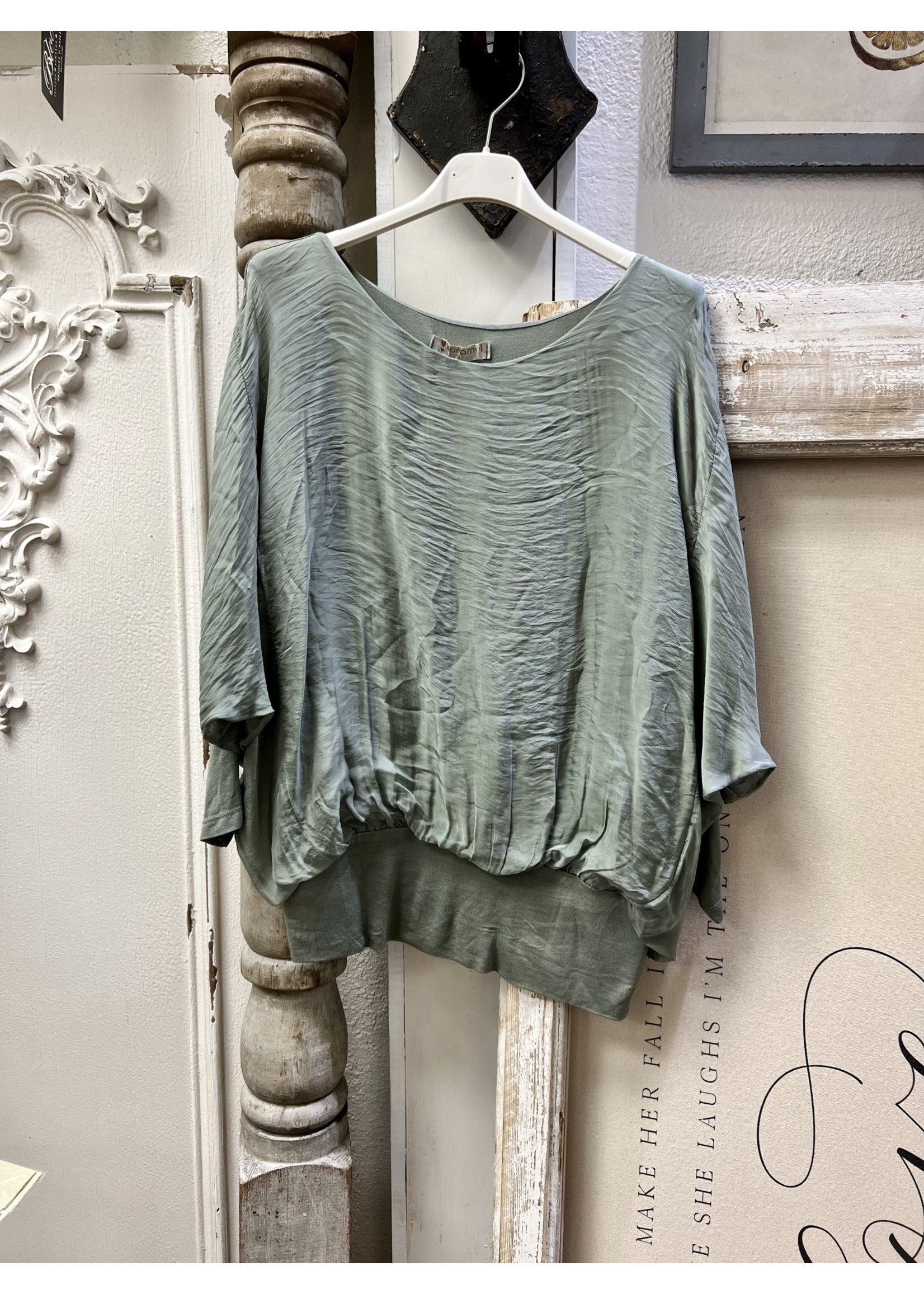 Silk Banded Top