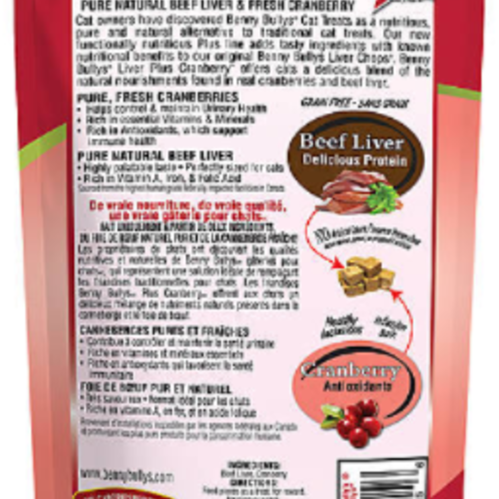 Benny Bully Benny Bully's Plus Cranberry Cat Treats - 25 g