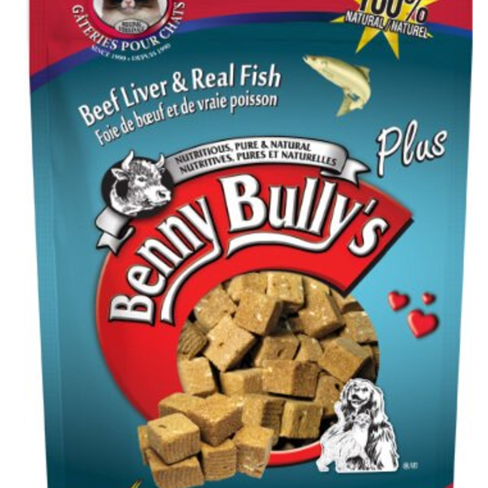 Benny Bully Friandises au poisson Benny Bully's Plus - 25 g