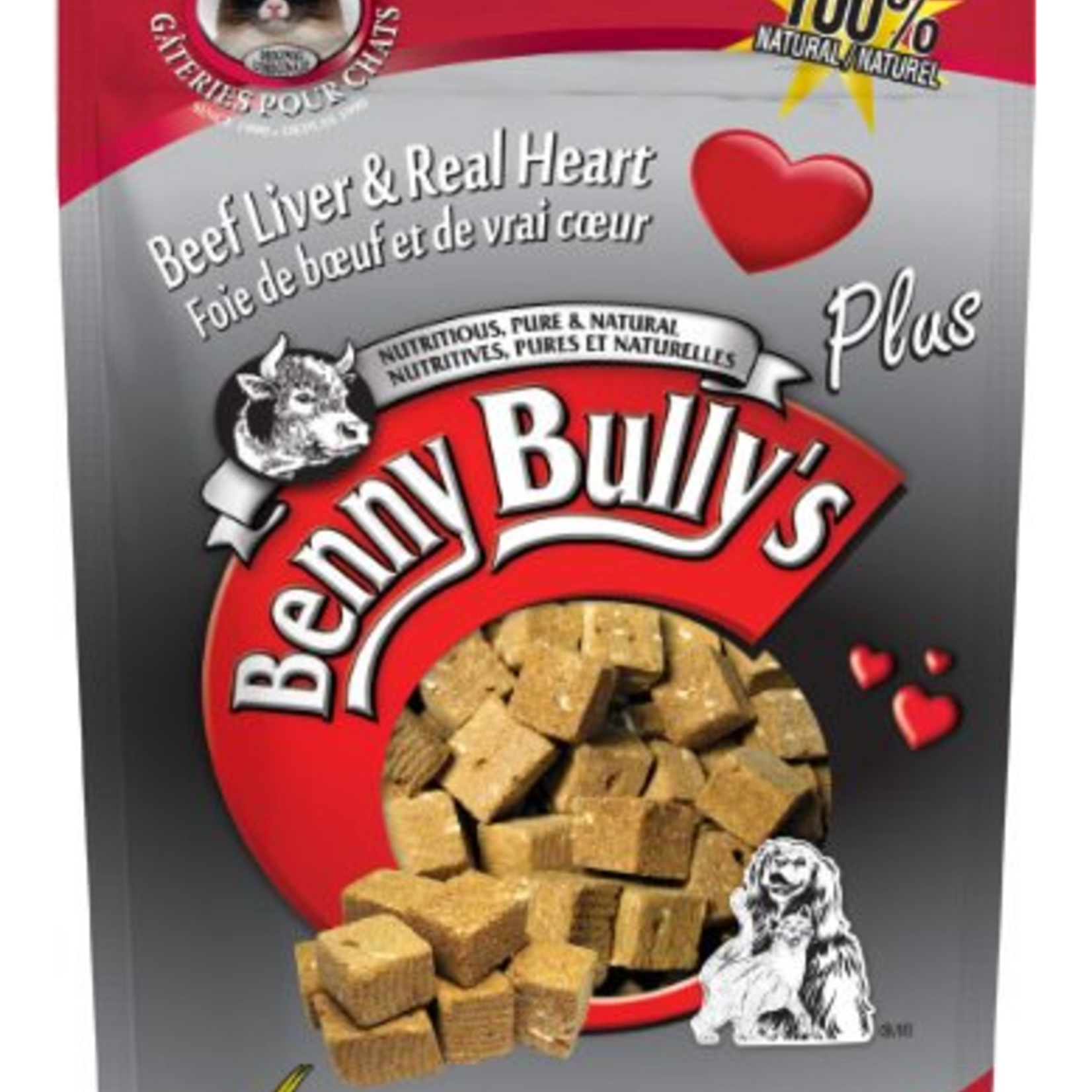 Benny Bully Benny Bully's Plus Heart Cat Treats (25g)