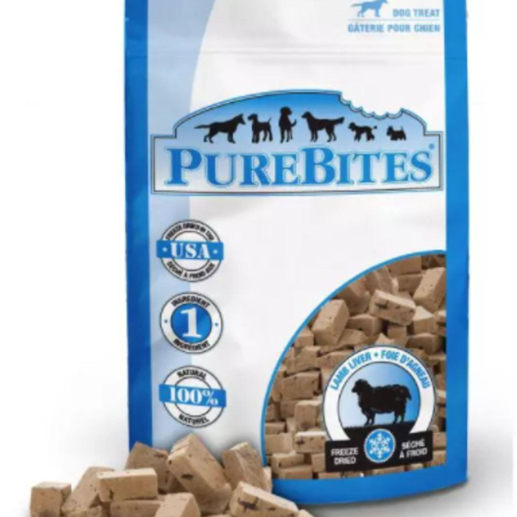 PureBites New Zealand Lamb Liver - Freeze-Dried - 45g