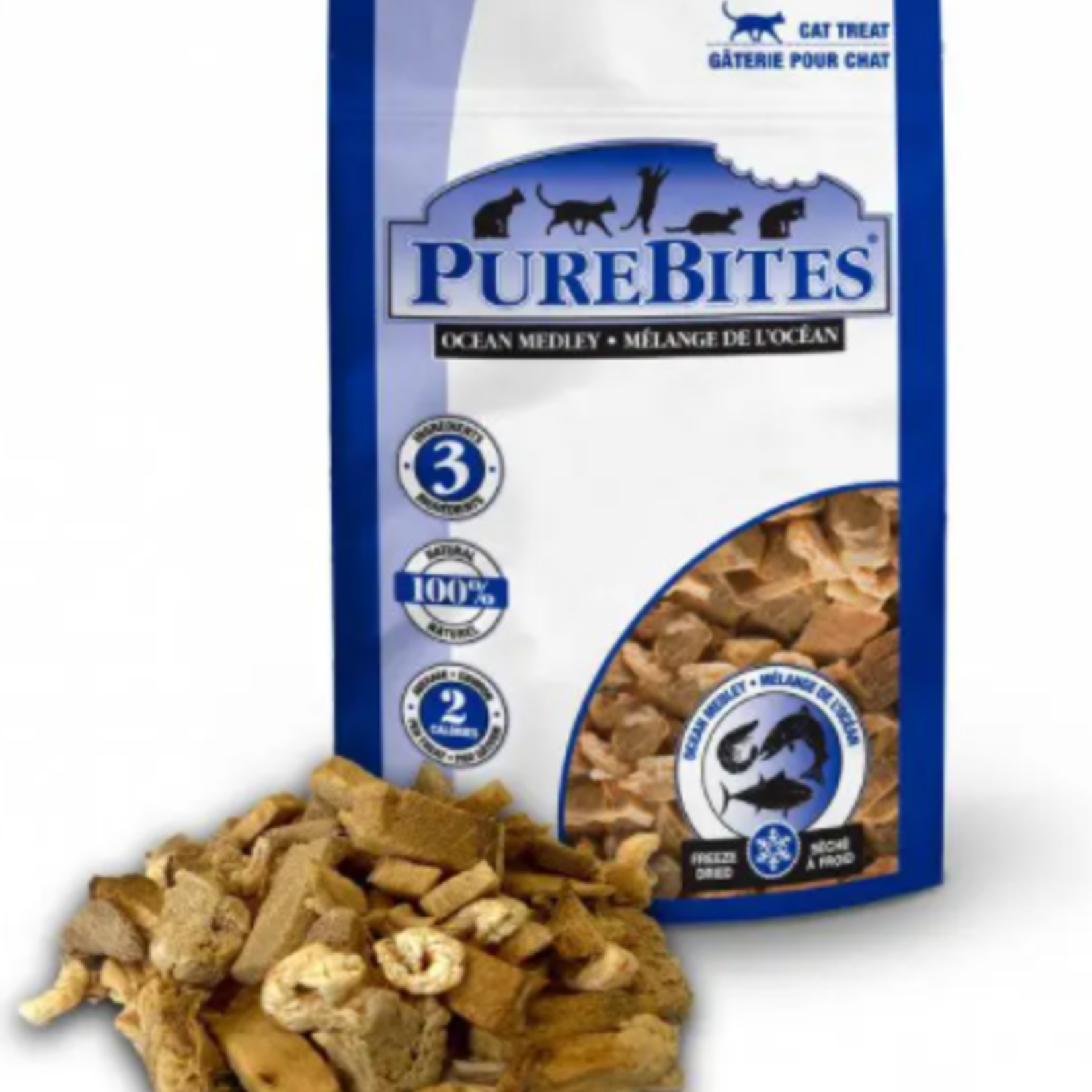 PureBites Ocean Medley Freeze Dried Cat Treats (22g)