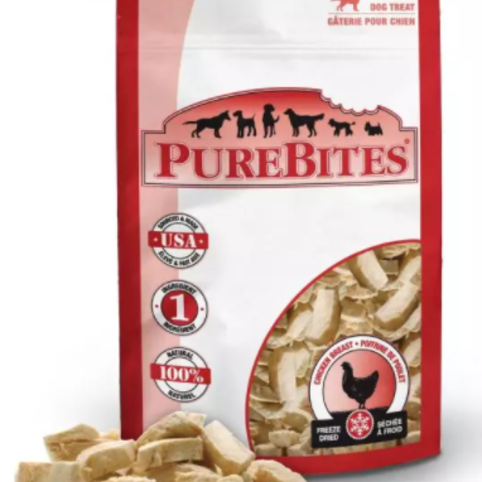 PureBites Chicken Breast Freeze Dried Dog Treats (40g)