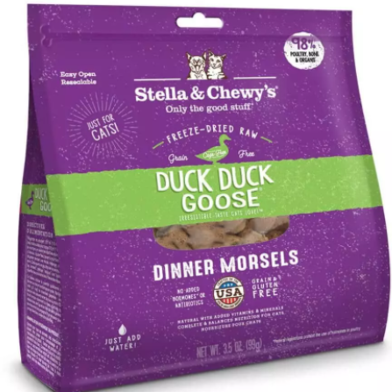 Stella & Chewy s Freeze Dry RAW-Duck & Goose-3.5oz-Dinner Morsels