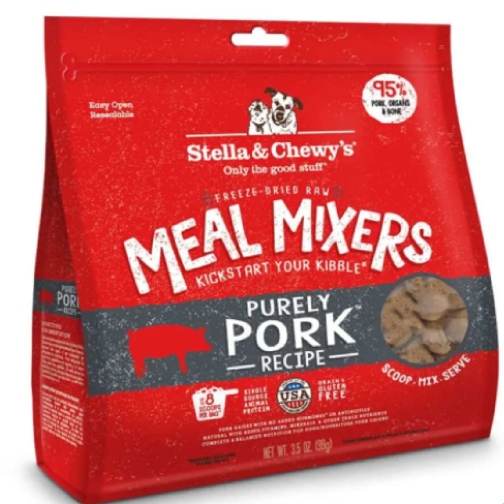 Stella & Chewy s Freeze Dry-Purely Pork-Meal Mixers-3.5oz